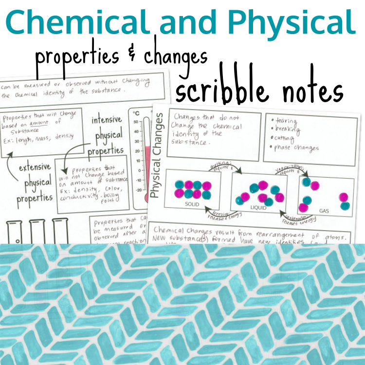 Chemical and Physical Properties and Changes Scribble Notes Preview Images.png