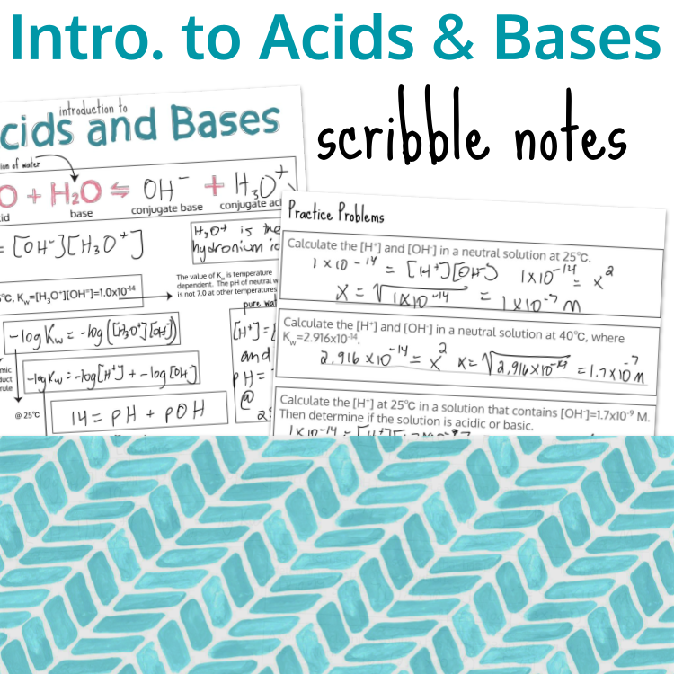 Intro to Acids and Bases Scribble Notes Preview Images.png