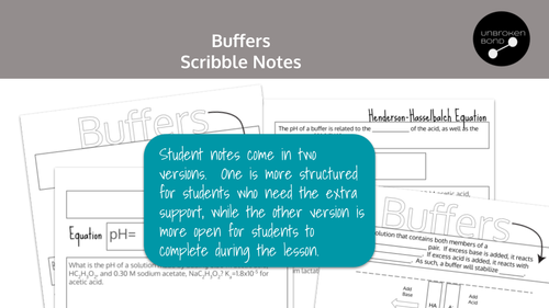 Buffered Structured Note Example Buffer Chemistry Notes