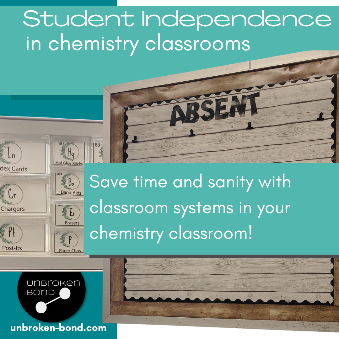 How to Set Up Your Chemistry Classroom for Student Independence