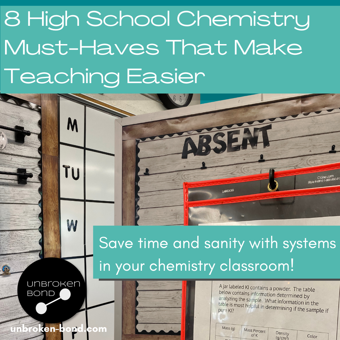 8 High School Chemistry Classroom Must-Haves That Make Teaching Easier