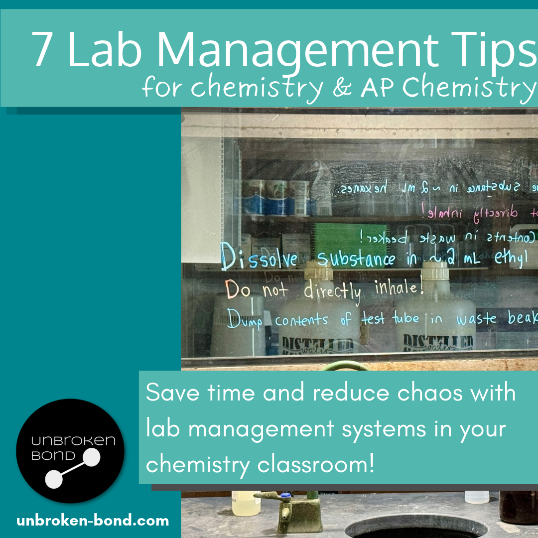7 Chemistry Lab Management Tips to Save Time and Reduce Chaos