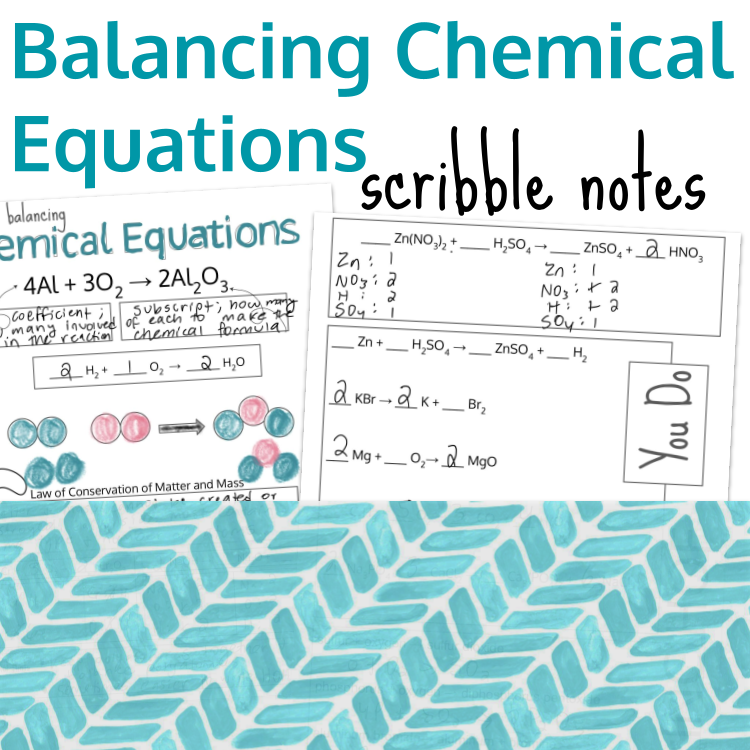 Balancing Chemical Equations Scribble Notes Preview Images.png