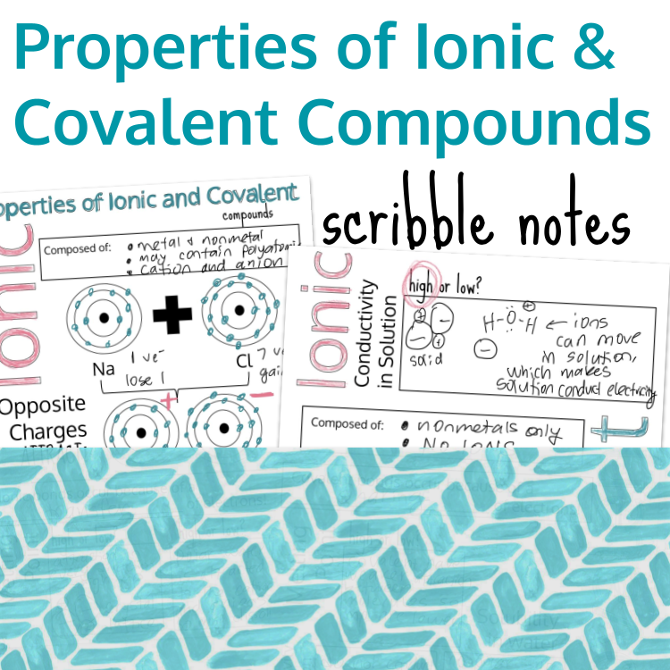 Properties of Ionic and Covalent Compounds Scribble Notes Preview Images.png