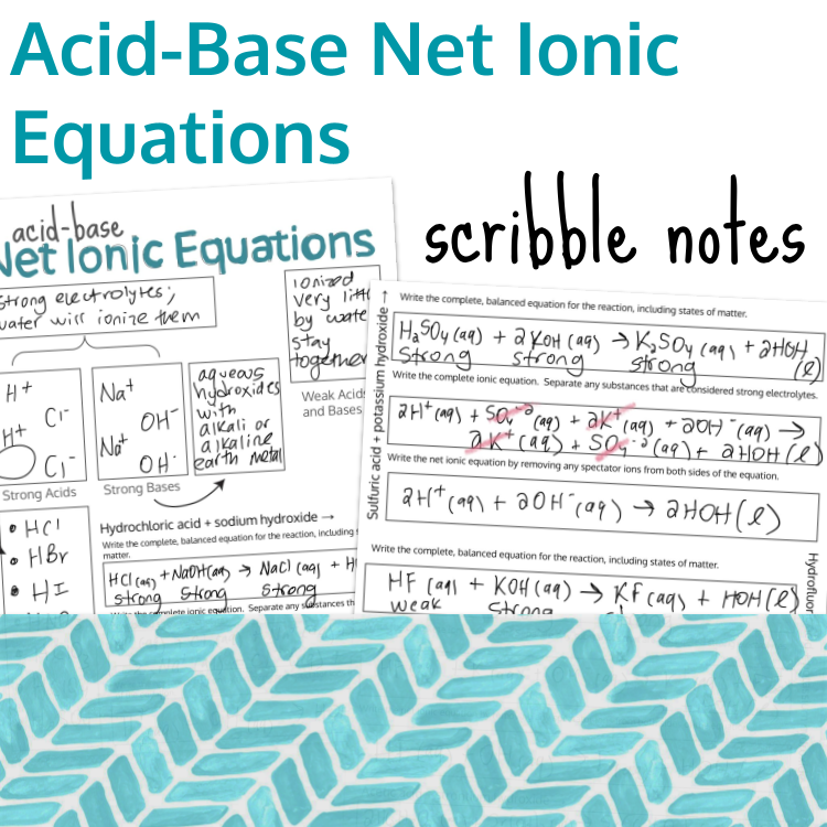 Acid-Base Net Ionic Equations Scribble Notes Preview Images.png