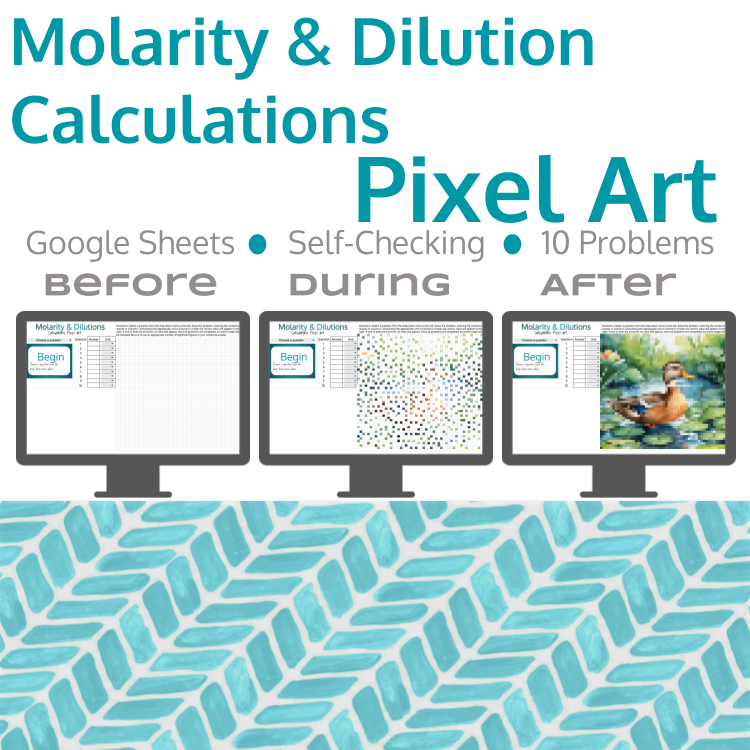 Molarity & Dilution Calculations Pixel Art Preview Images.png