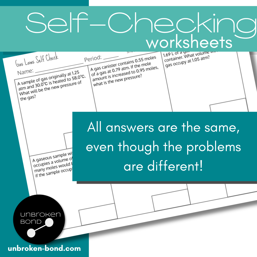 Self-Checking Worksheets