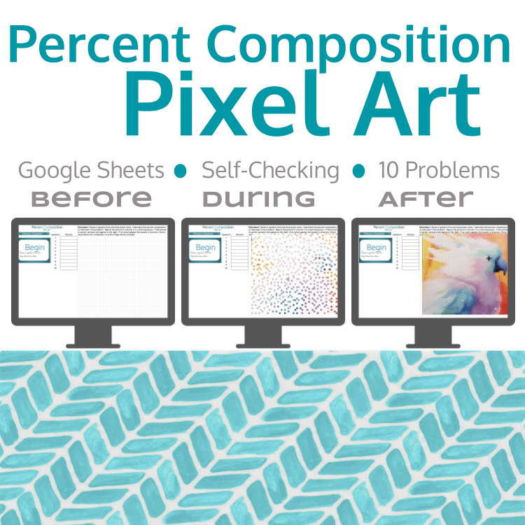 Chemistry Decomposition Reactions Pixel Art in a Self-Checking Google ...
