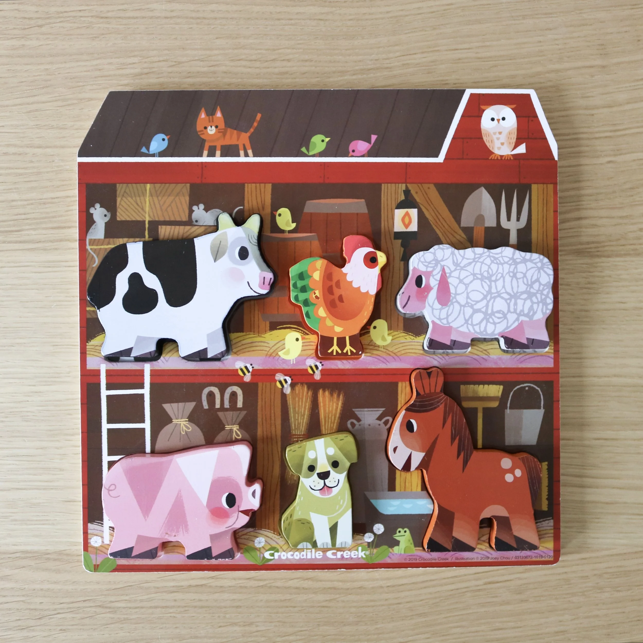 Crocodile Creek Chunky Farm Puzzle