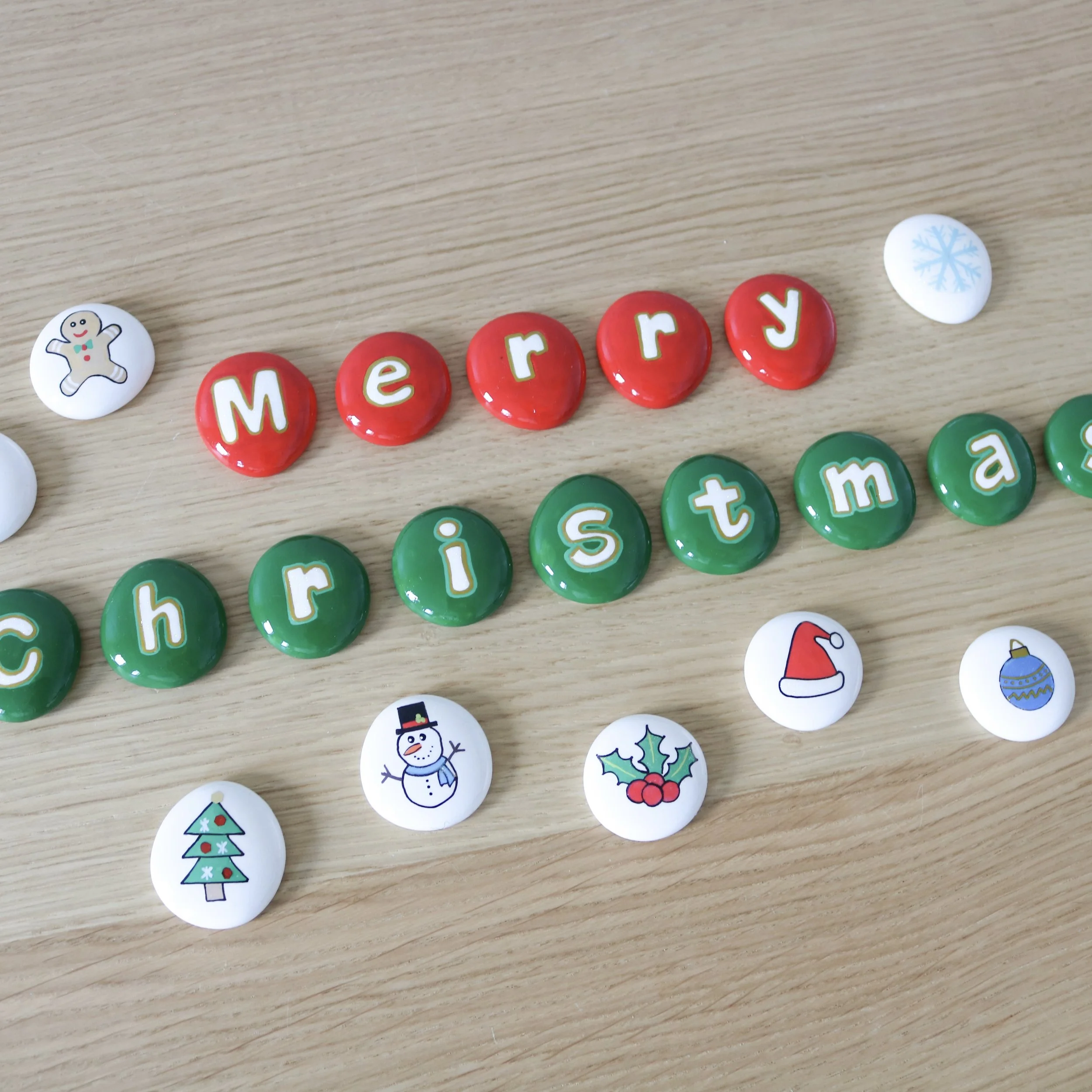 EduStones Christmas Sensory Stones (22 pcs.)