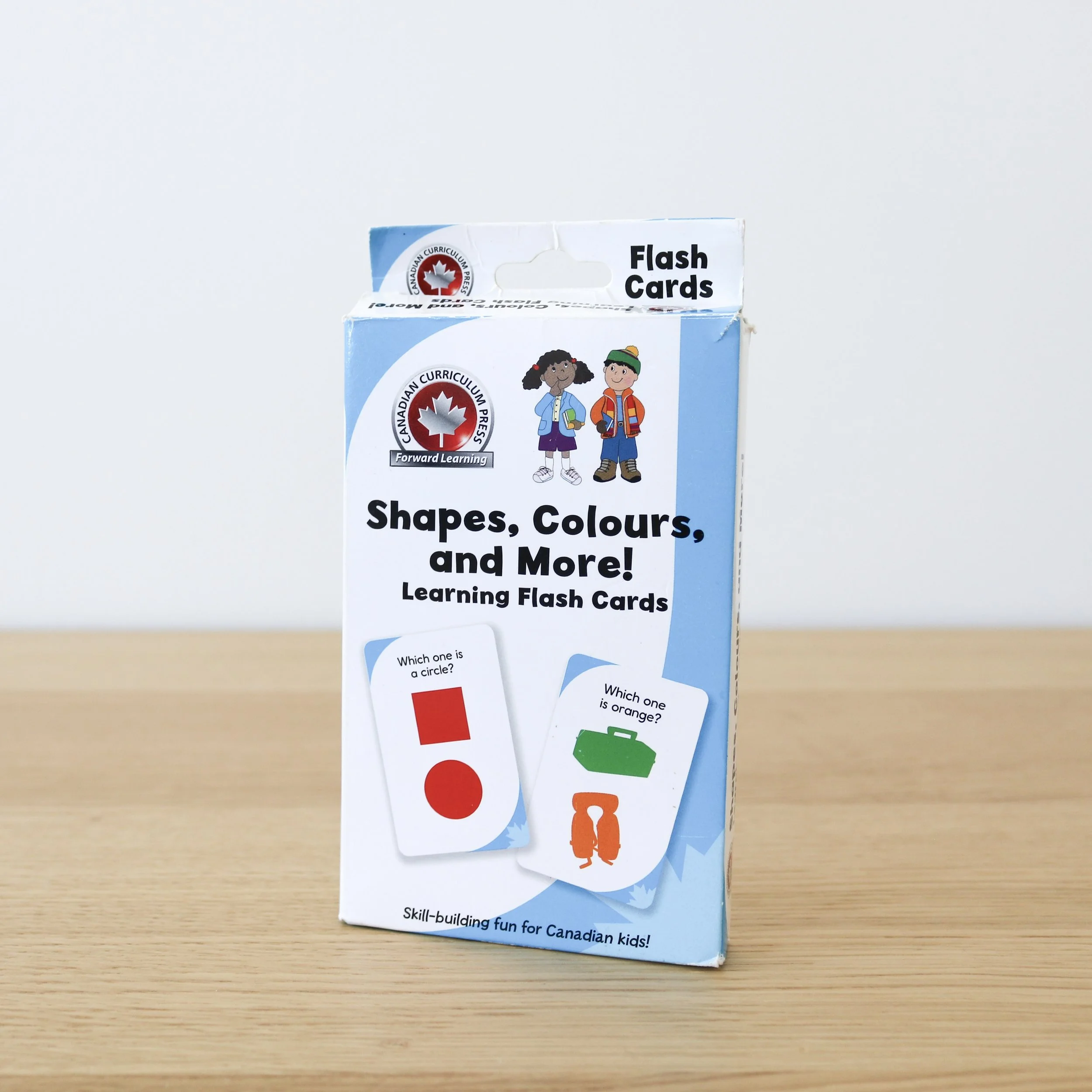 Canadian Curriculum Press Shapes, Colours and More Flash Cards