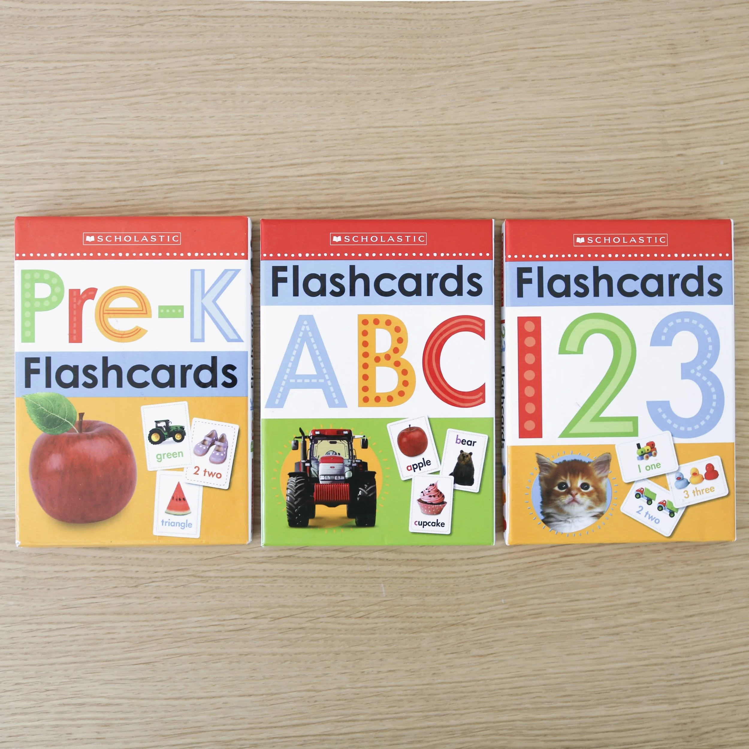 Scholastic ABC, 123 and Pre-K Flashcards