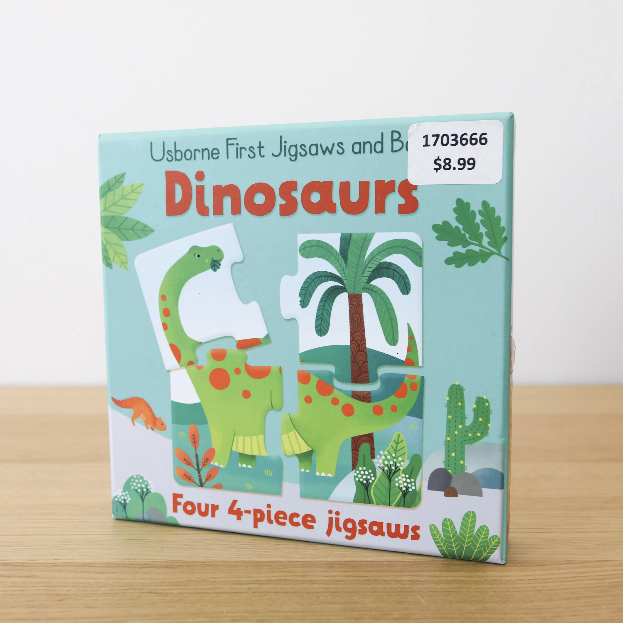 Usborne First Jigsaws and Book: Dinosaurs