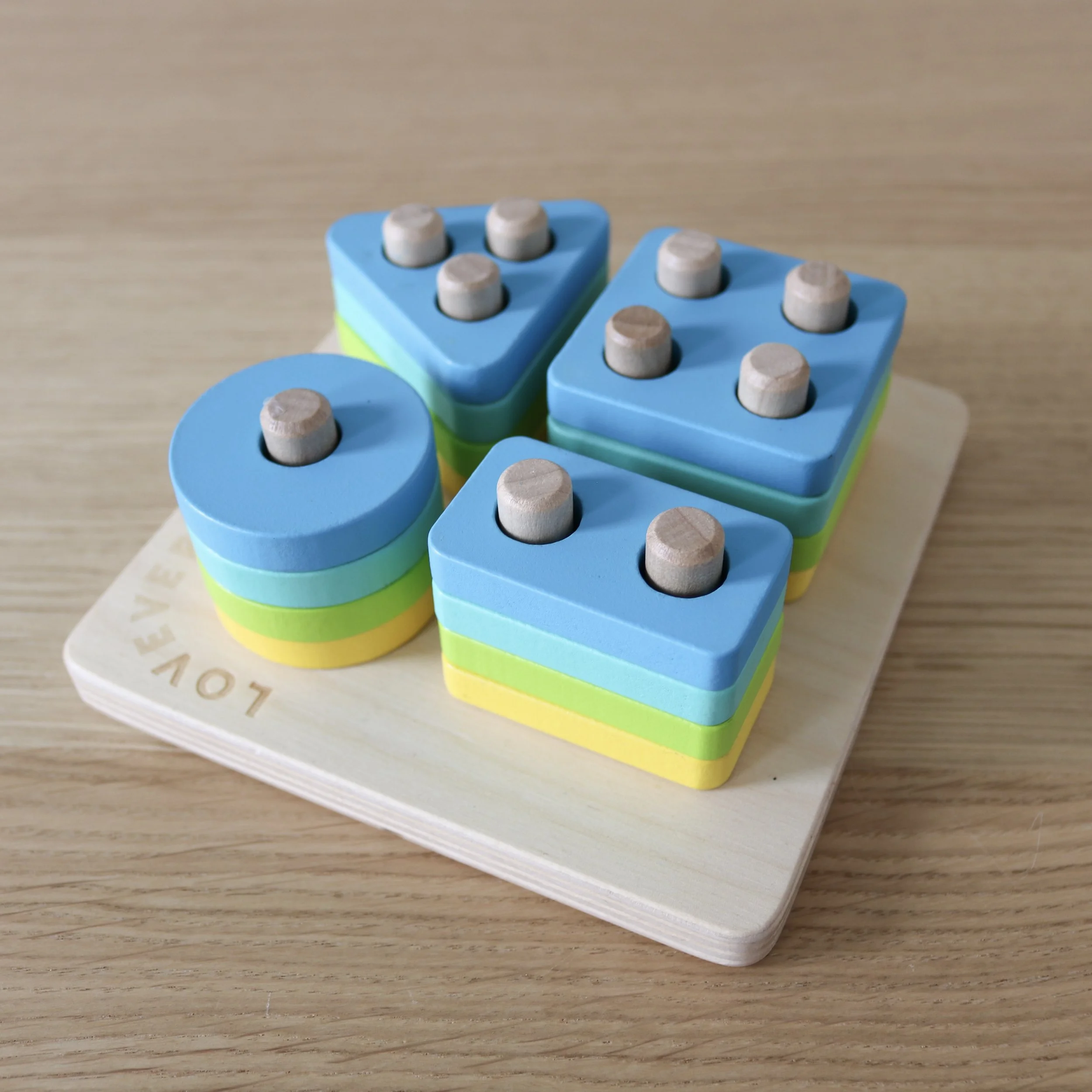 Lovevery Sort and Stack Peg Puzzle