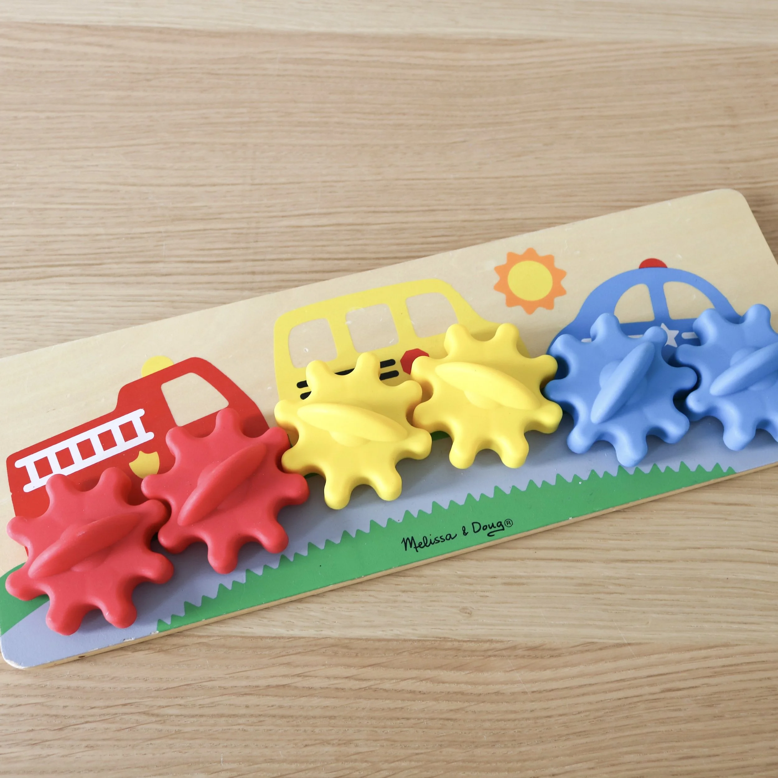 Melissa and Doug Spinning Wheels Gear Toy