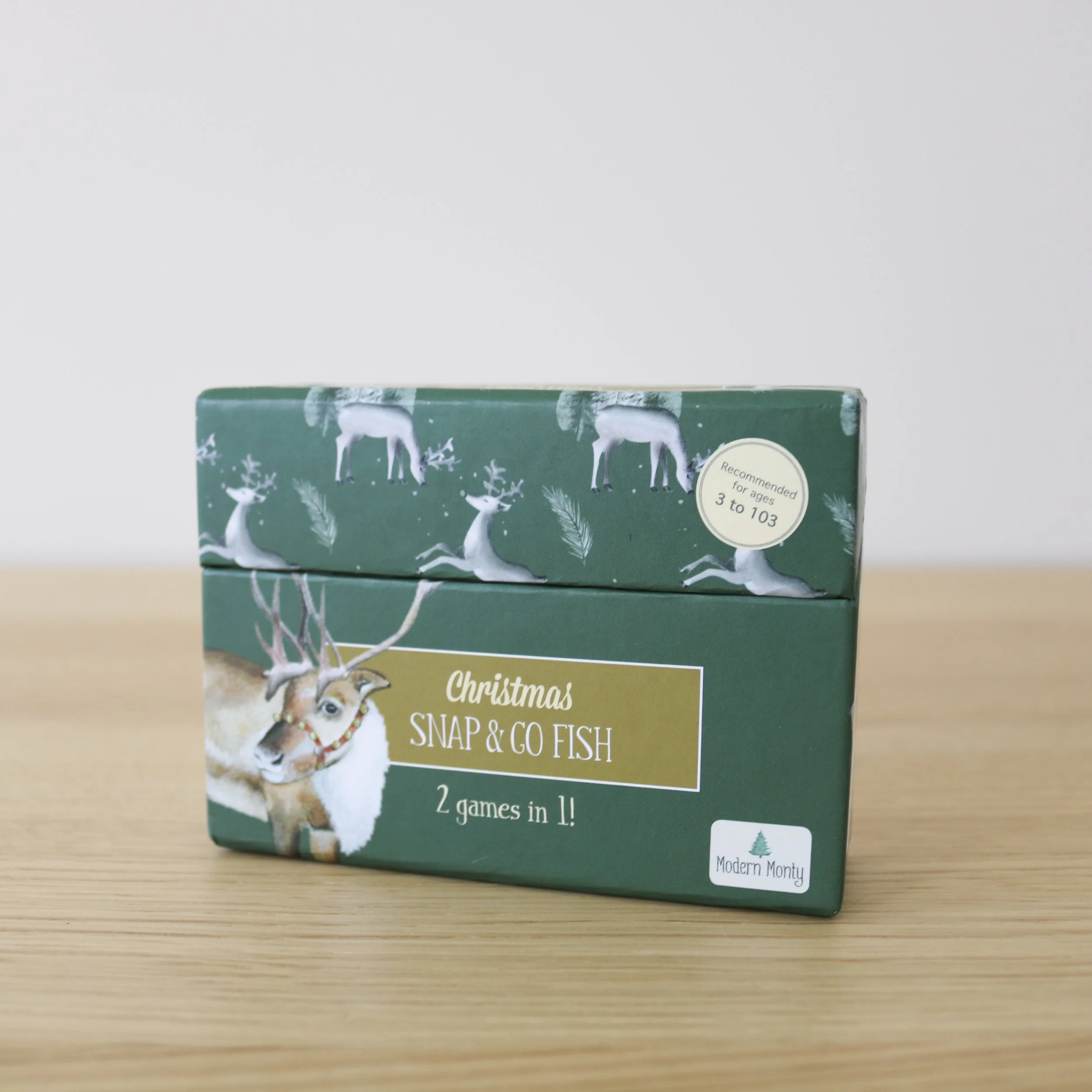 Modern Monty Christmas Snap and Go Fish