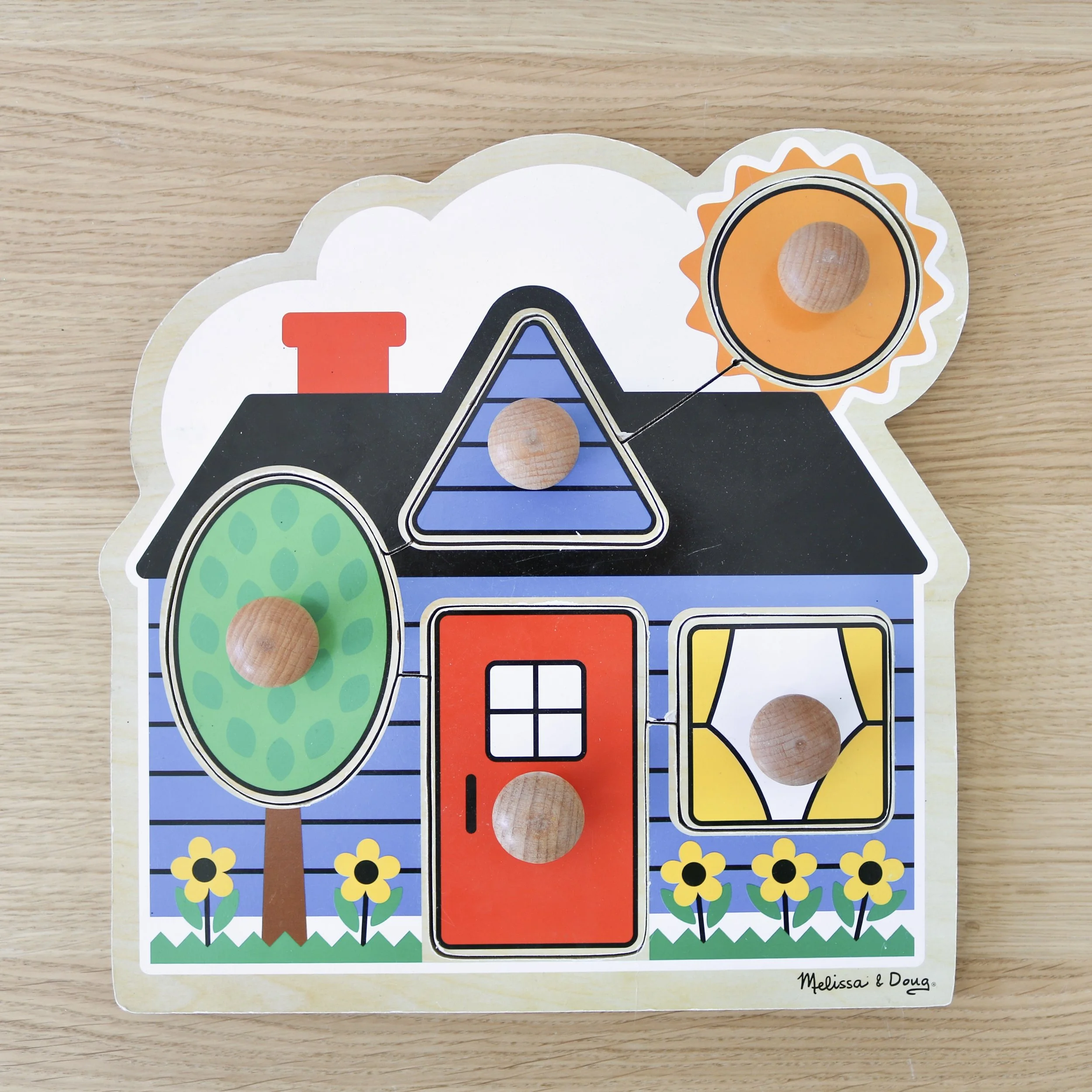 Melissa and Doug House Jumbo Knob Puzzle