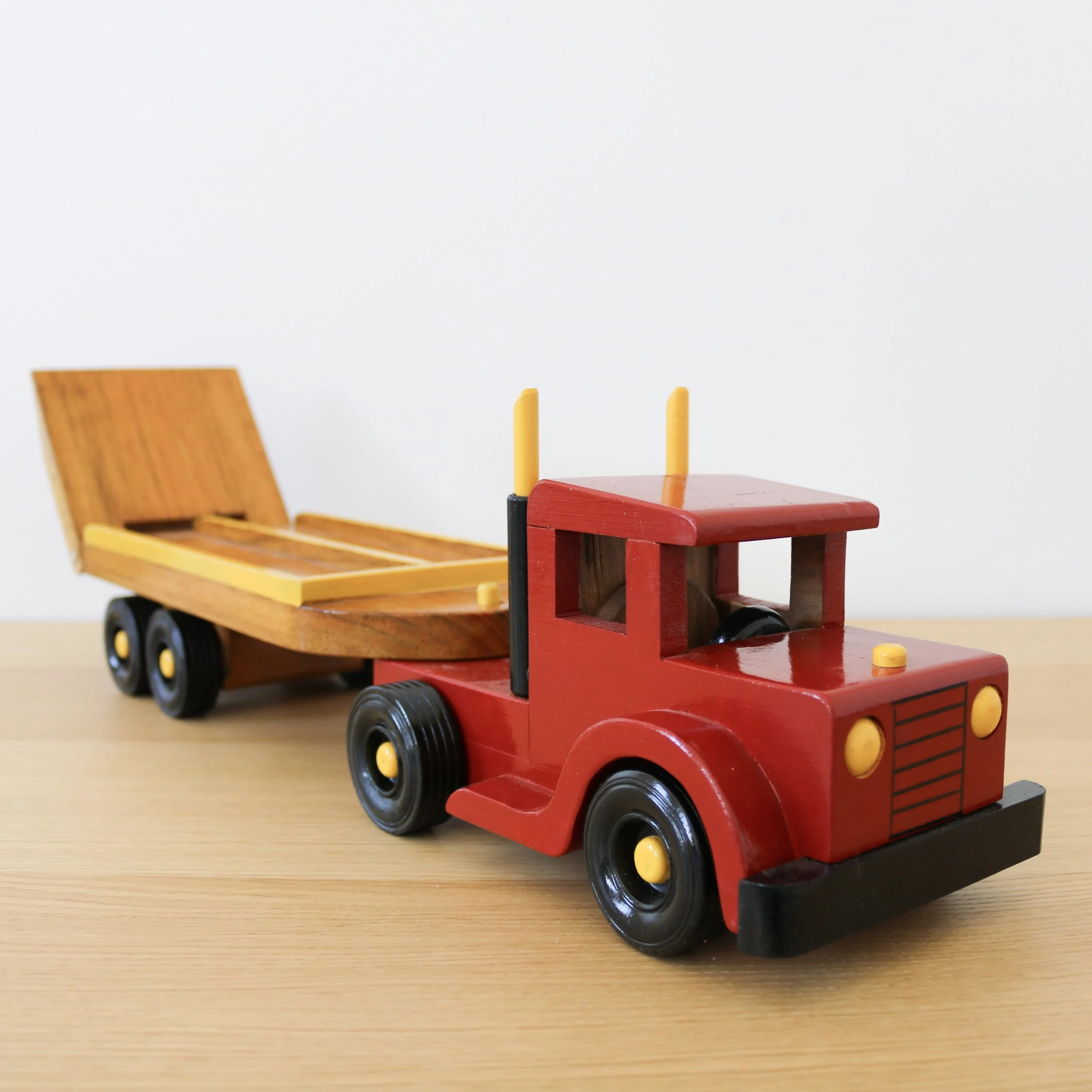 Handcrafted Wooden Flatbed Truck