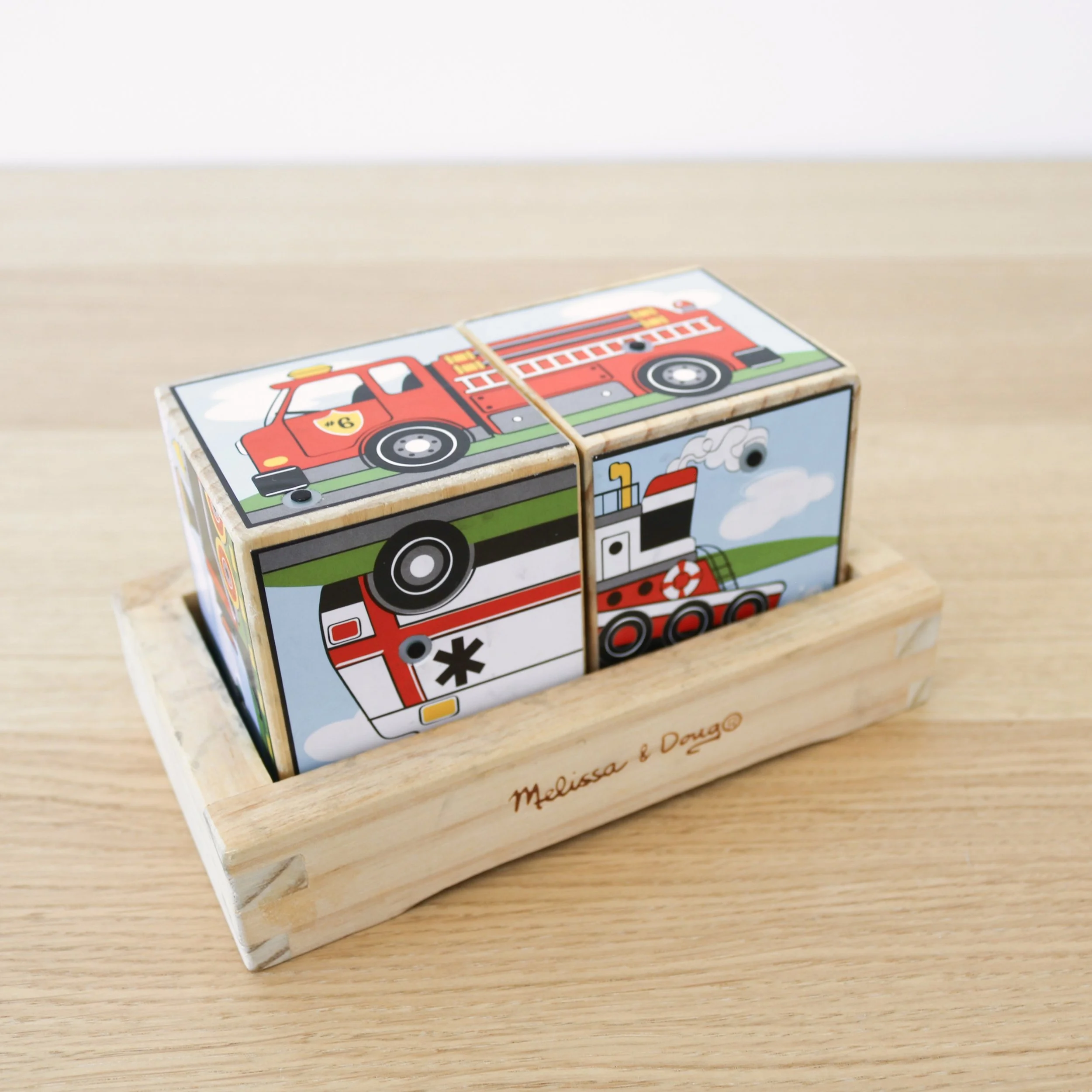 Melissa and Doug Vehicles Sound Blocks