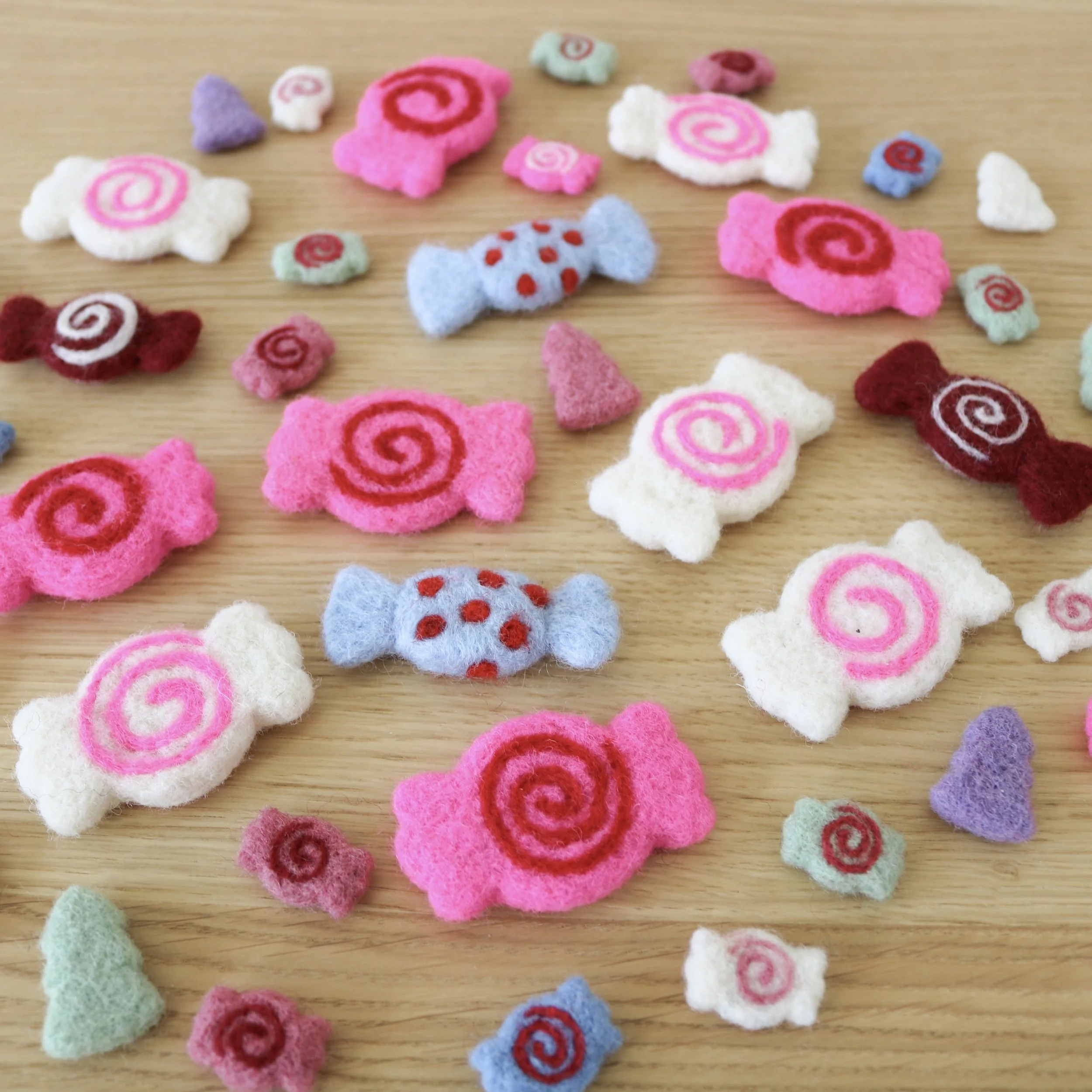 Denie Felts Candy and Tree Loose Parts (45 pcs.)