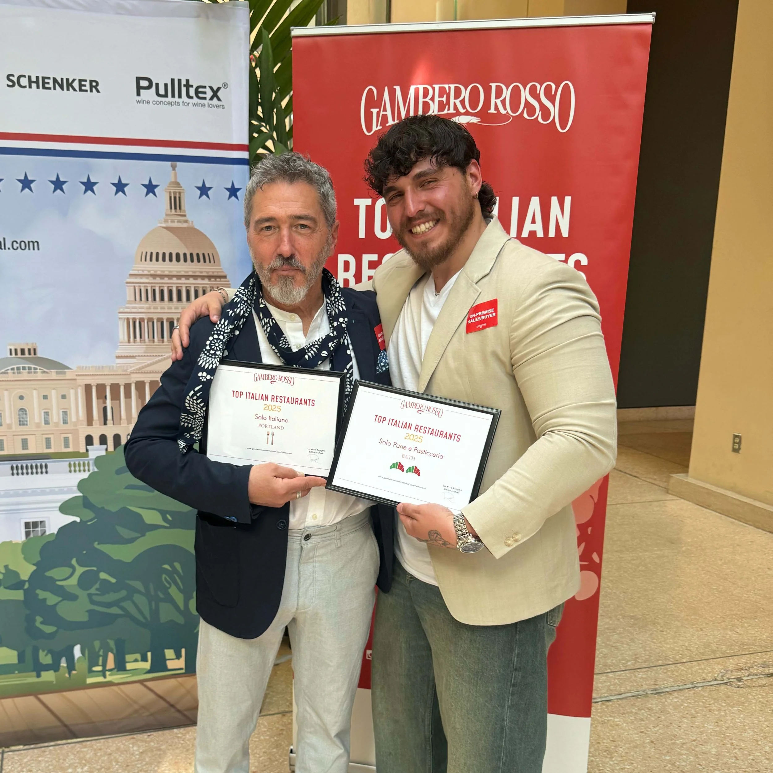 “Due Cornetti” Award from the Gambero Rosso May 2025