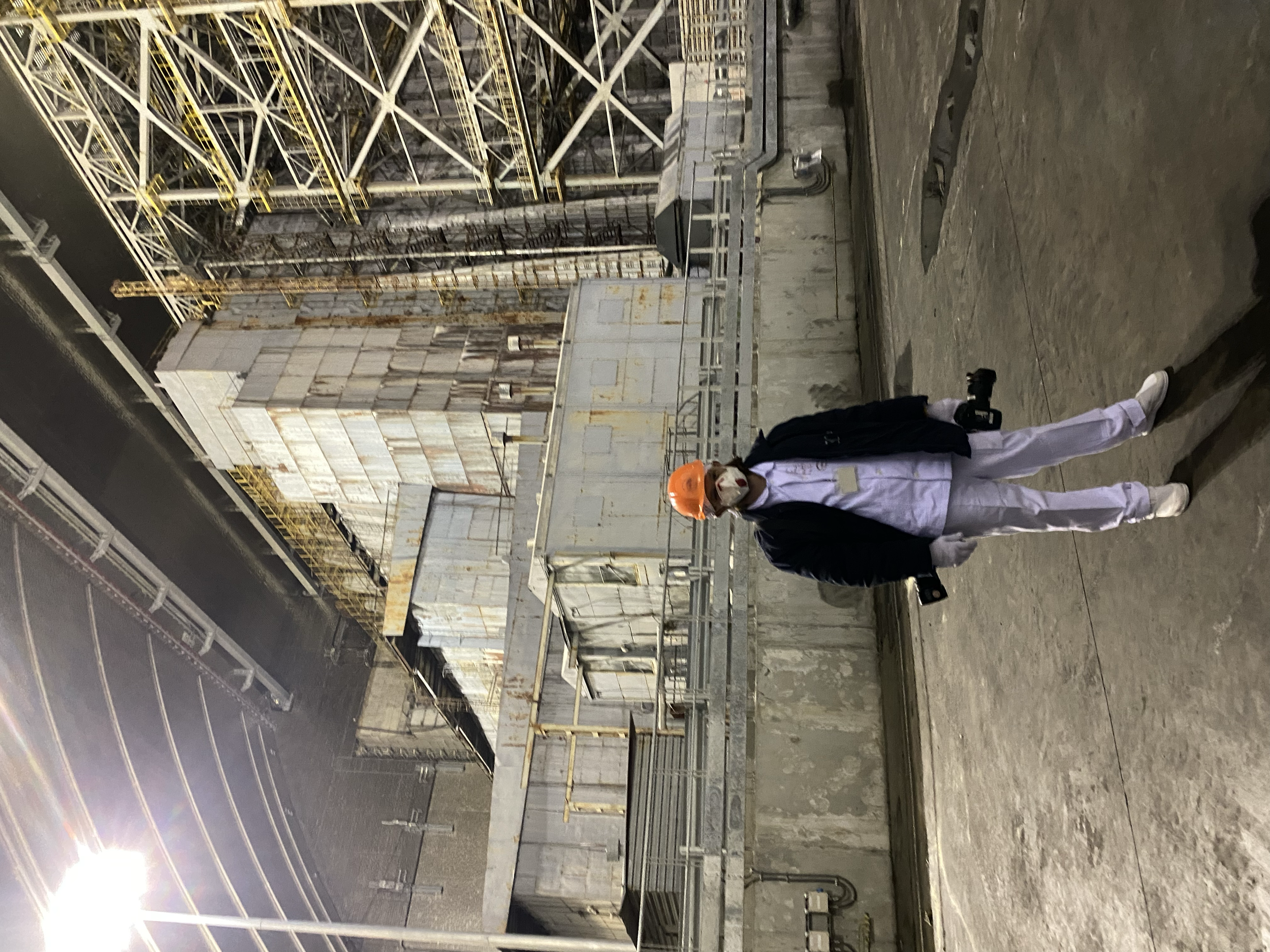 Me in Chernobyl working for POWER Magazine, 2026