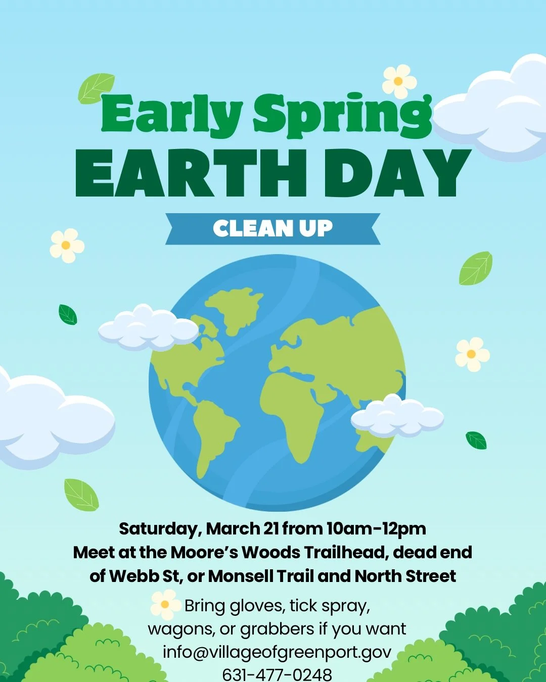 Early Spring Earth Day Clean Up