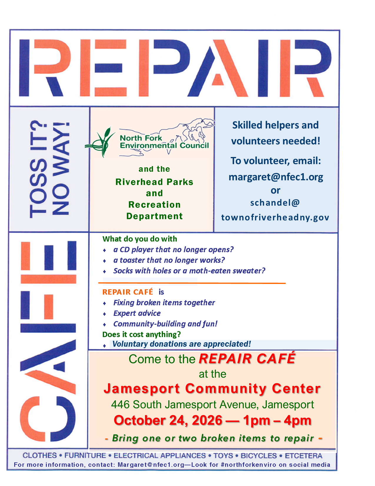 Riverhead Repair Cafe