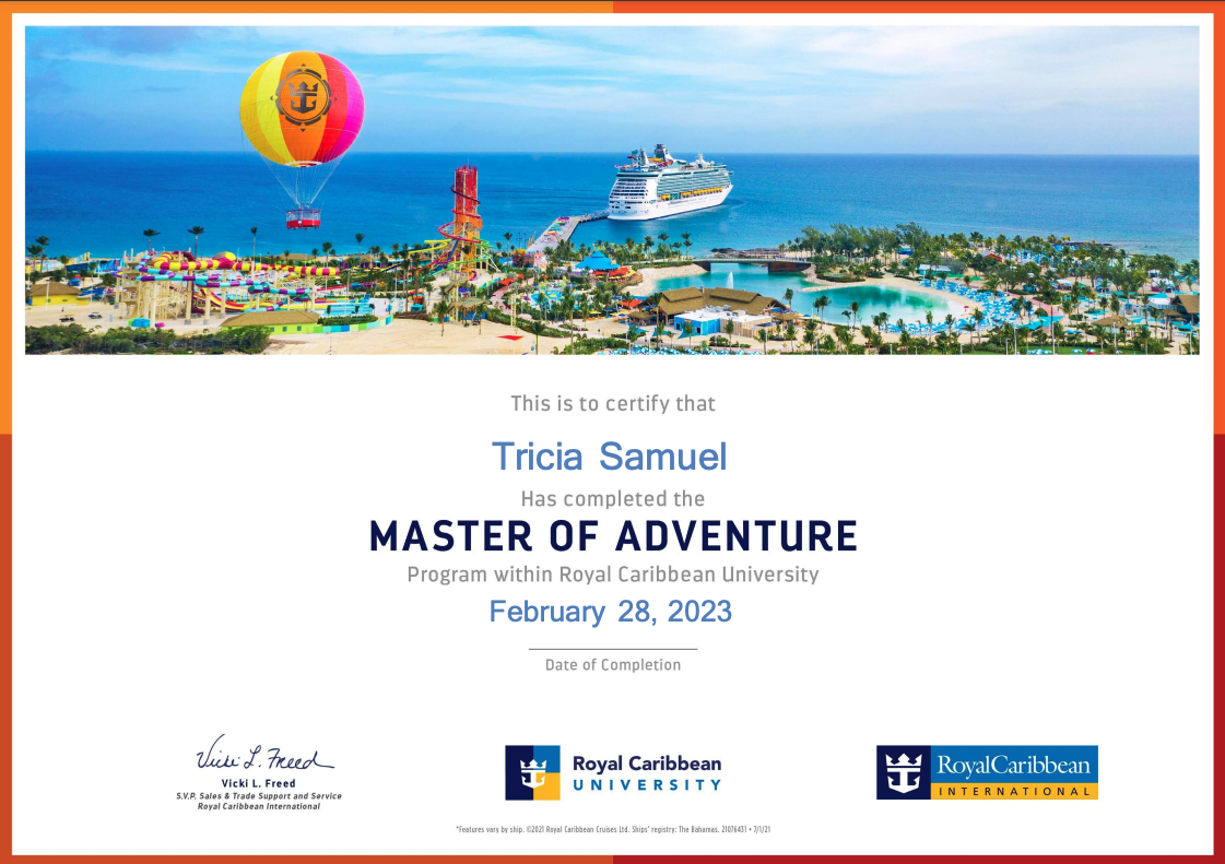 Royal Caribbean Master