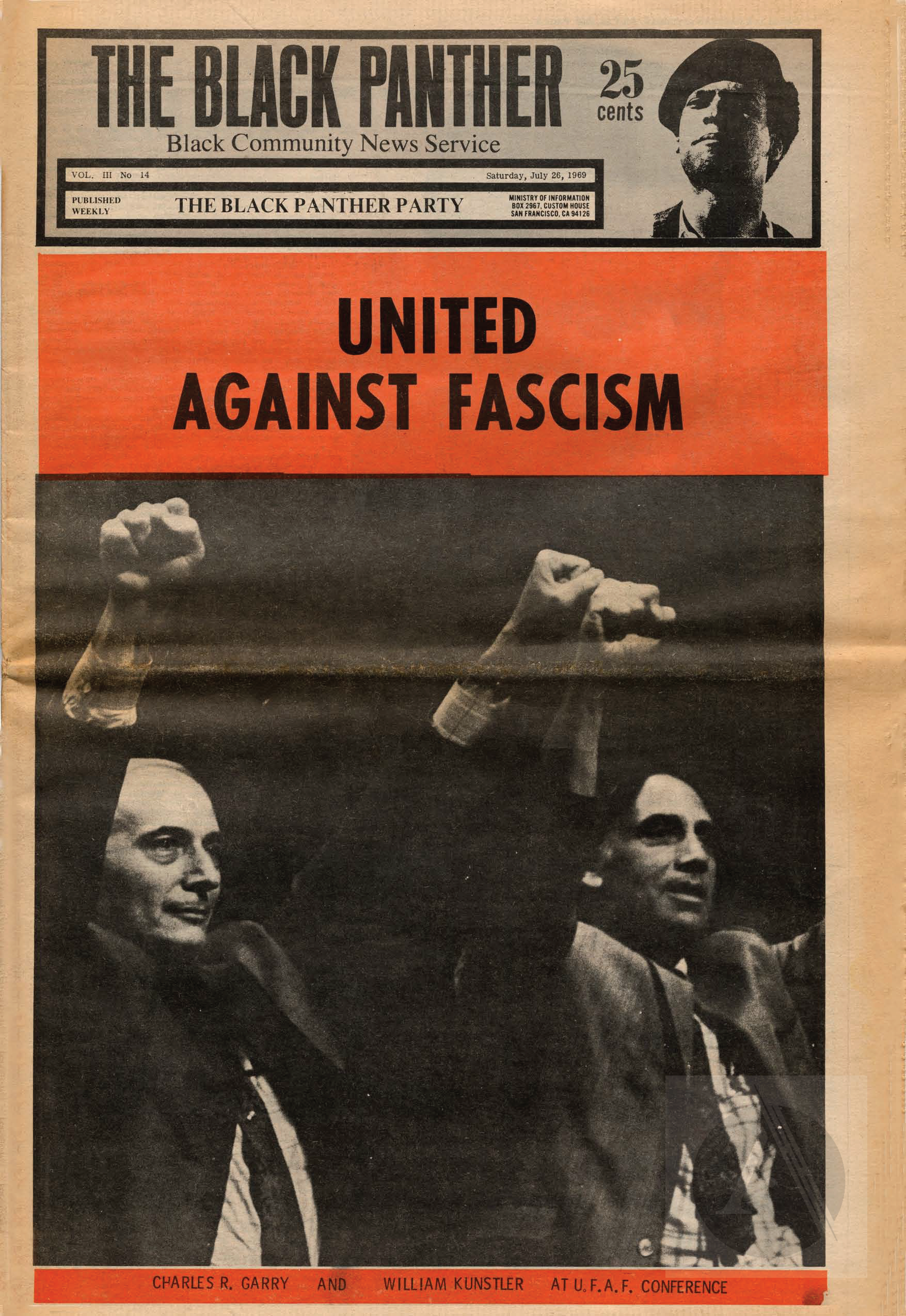 “The Black Panther” newspaper on July 26, 1969, marxists.org