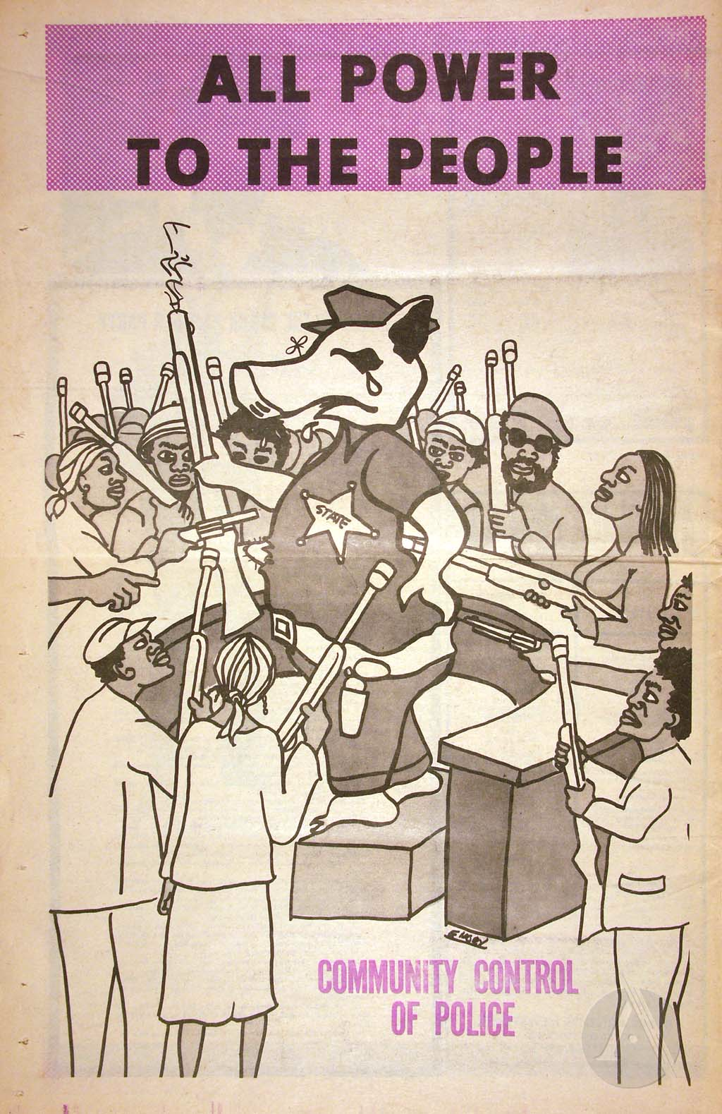 “The Black Panther” newspaper on October 11, 1969, marxists.org