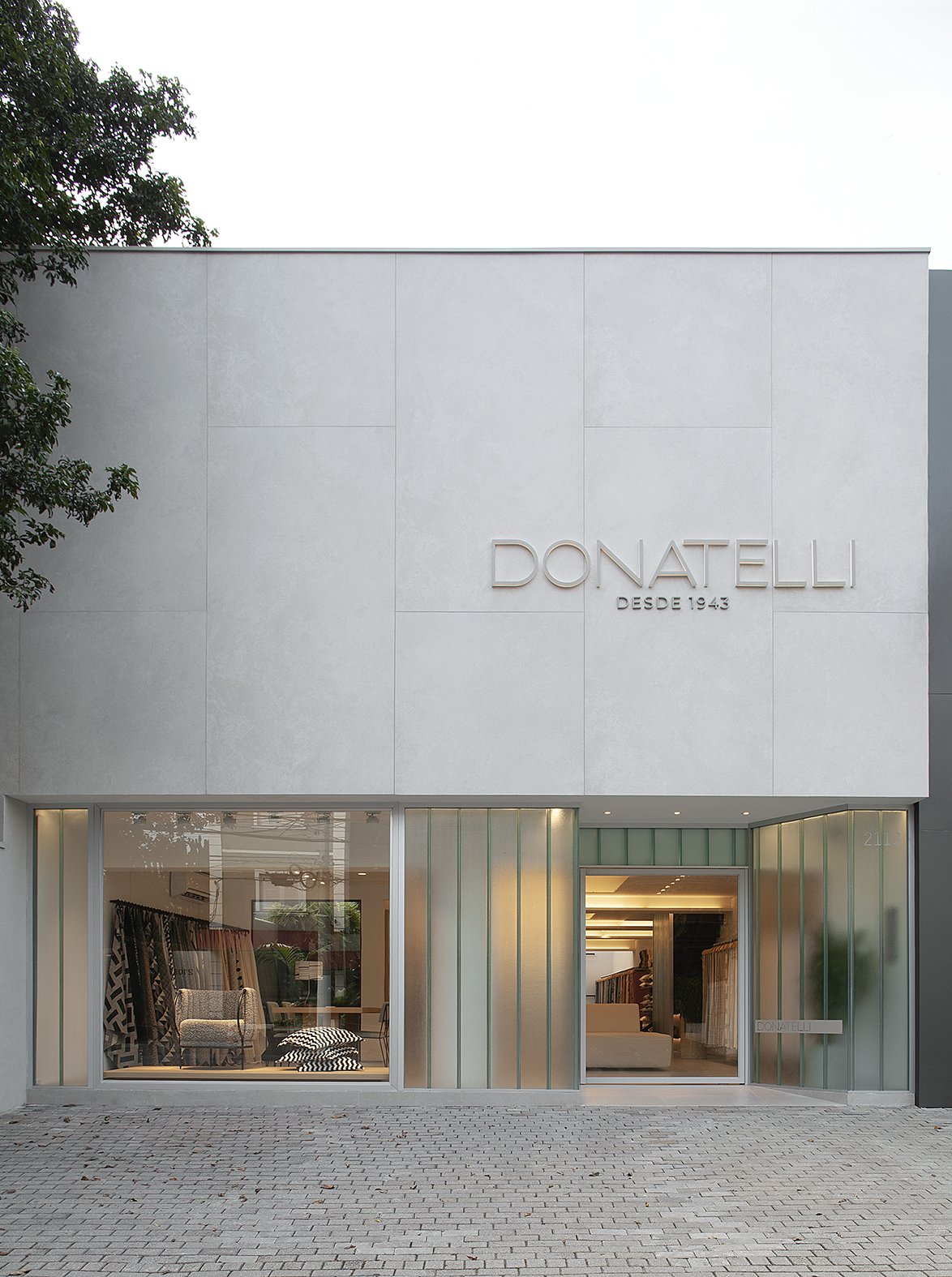 Donatelli House, Tecidos para decoração