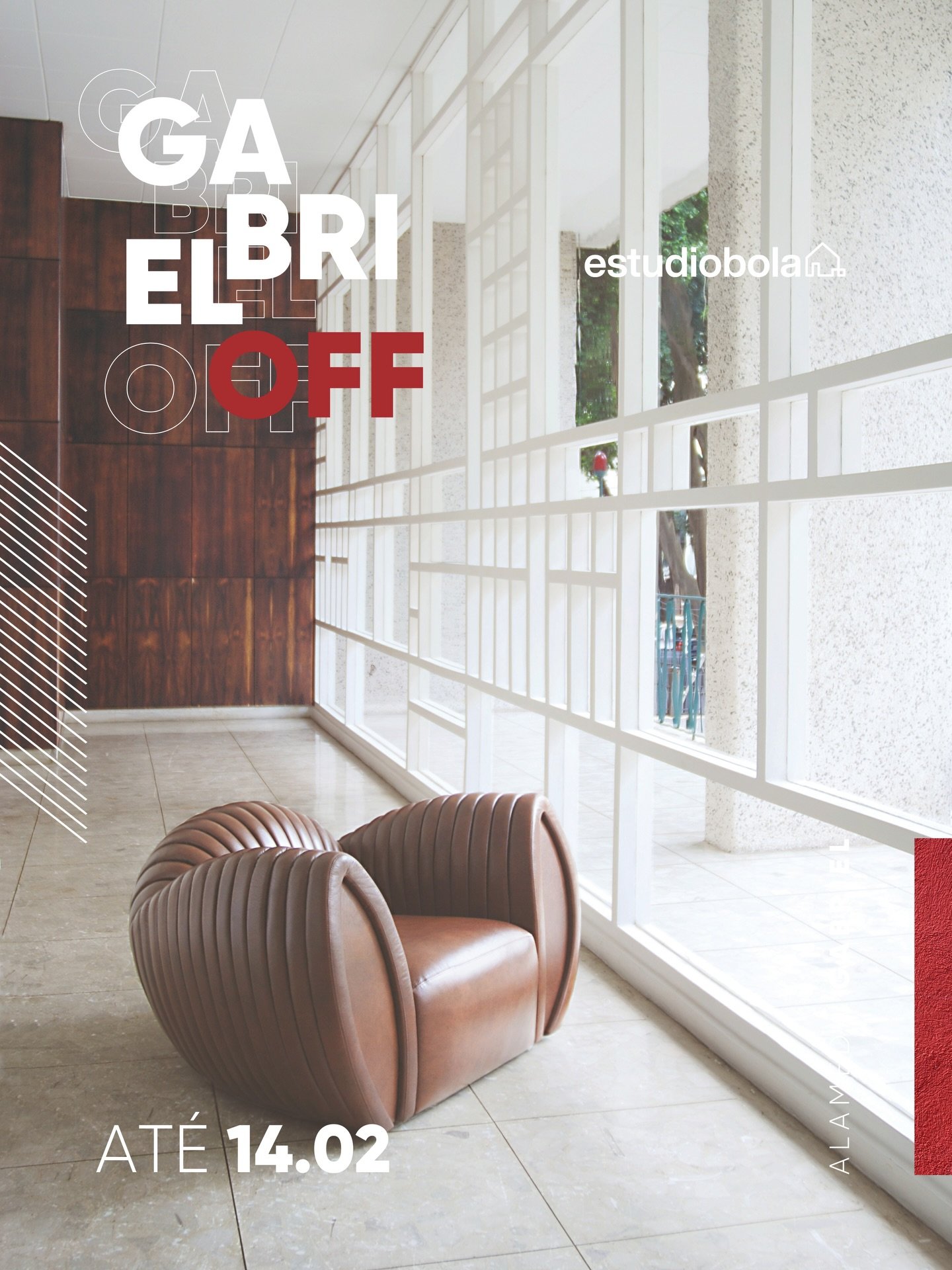 No GABRIEL OFF, a @estudiobola.gabriel apresenta pe&ccedil;as de design que combinam criatividade e autenticidade, trazendo mais express&atilde;o e personalidade para os ambientes.

📞 Atendimento e informa&ccedil;&otilde;es:
(11) 3129-8257

📍 Onde 