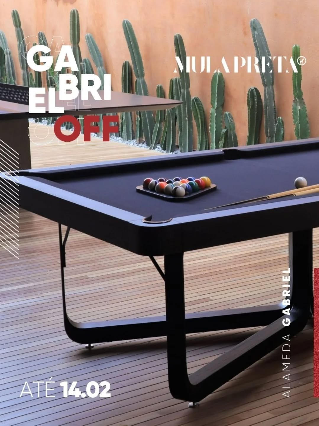 Durante o GABRIEL OFF, a @mulapreta traz cria&ccedil;&otilde;es &uacute;nicas, onde forma, mat&eacute;ria e identidade ganham protagonismo.

📞 Atendimento e informa&ccedil;&otilde;es:
(11) 3230-5630

📍 Onde encontrar:
Alameda Gabriel Monteiro da Si