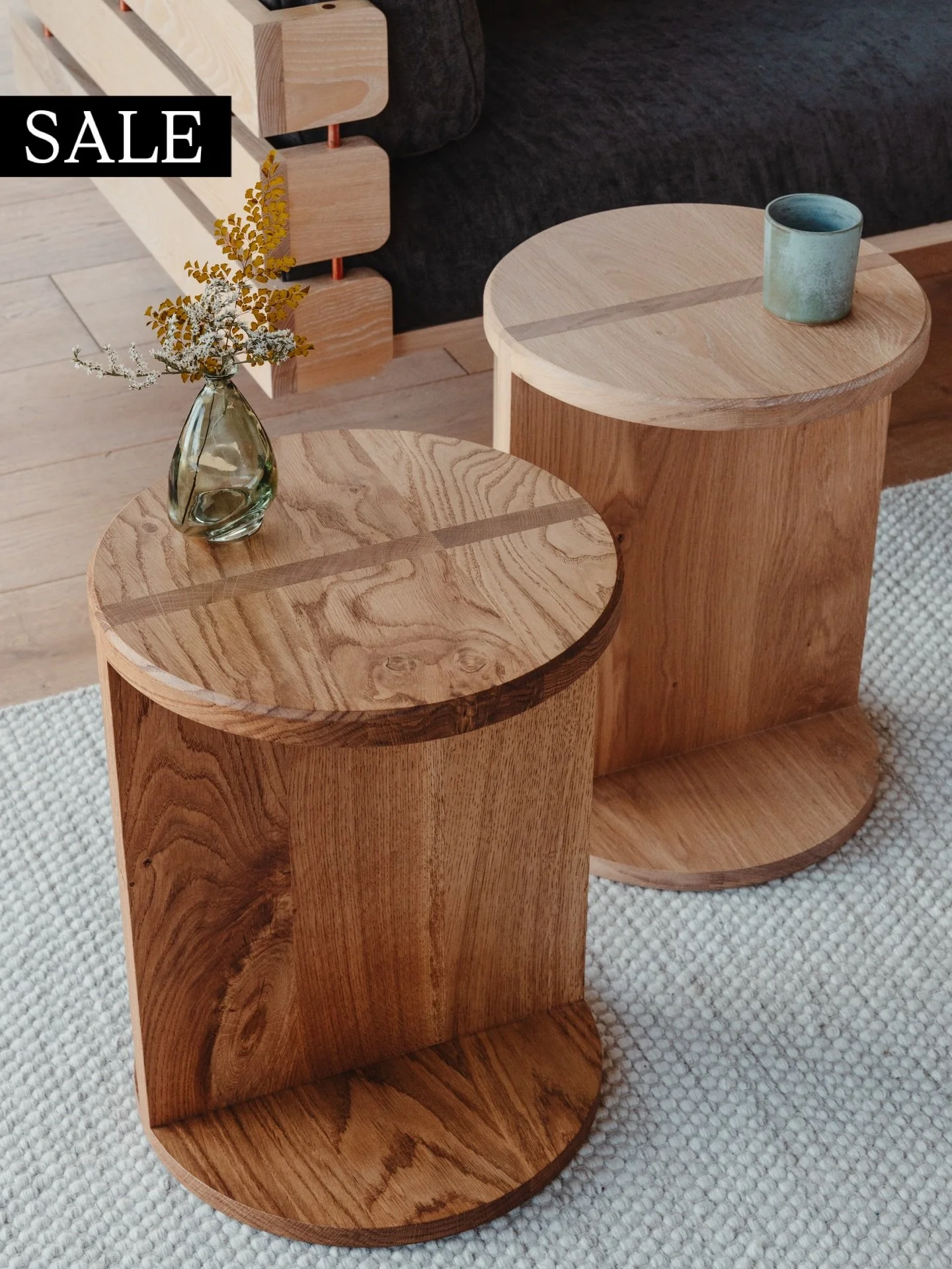 Autumn Side Table &ndash; Now on Sale!

Crafted in beautiful solid oak, our Autumn side table brings warmth, character, and a touch of nature into any space. Minimalist design, timeless feel &mdash; perfect for cozy corners and stylish setups alike.
