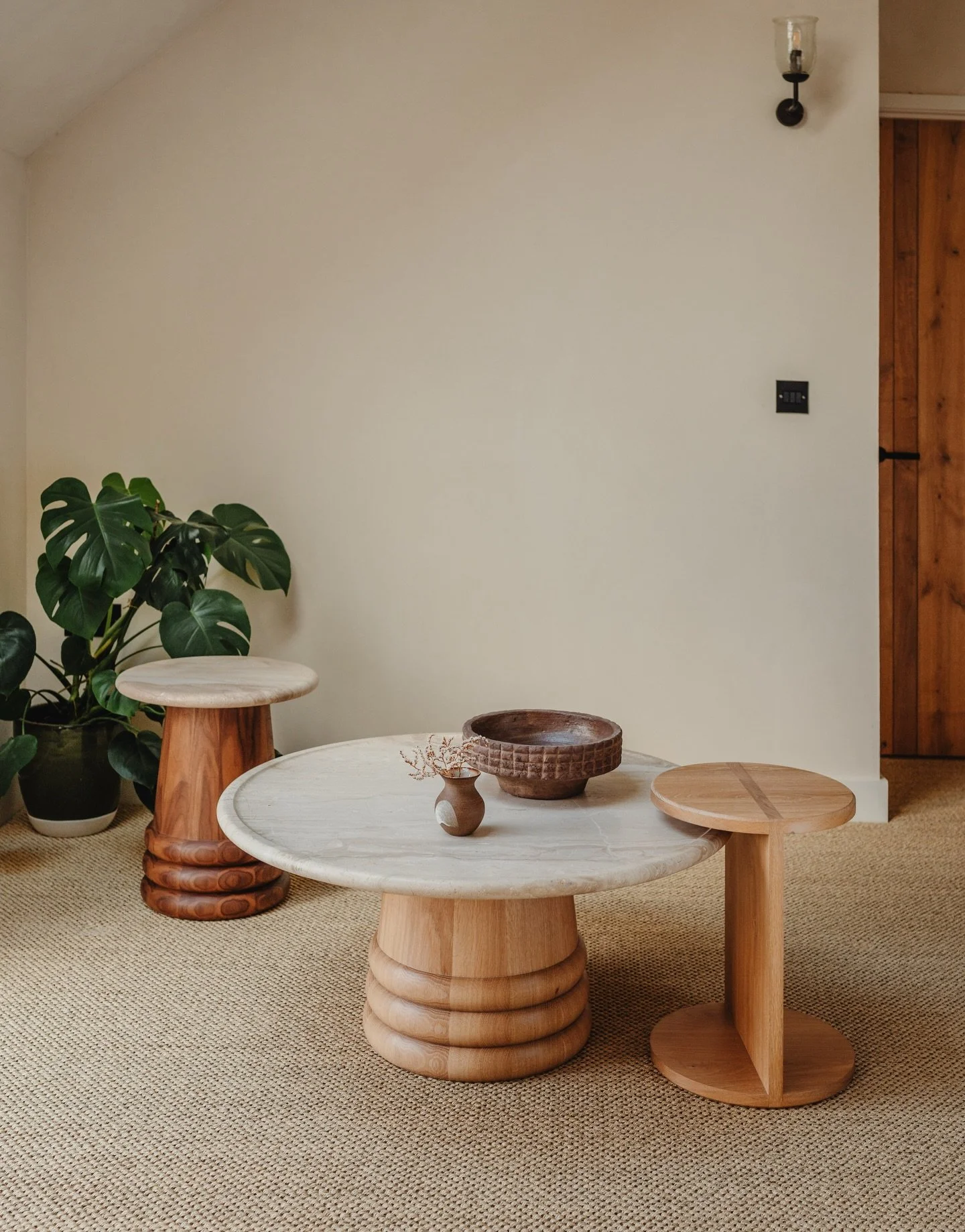 Cozy corners, curated with care. Our Fraser collection and Autumn Side Table bring warmth and Scandinavian calm to your home. Crafted from rich solid wood with softened edges, the tables are functional, beautiful, and timeless. The Fraser Coffee Tabl