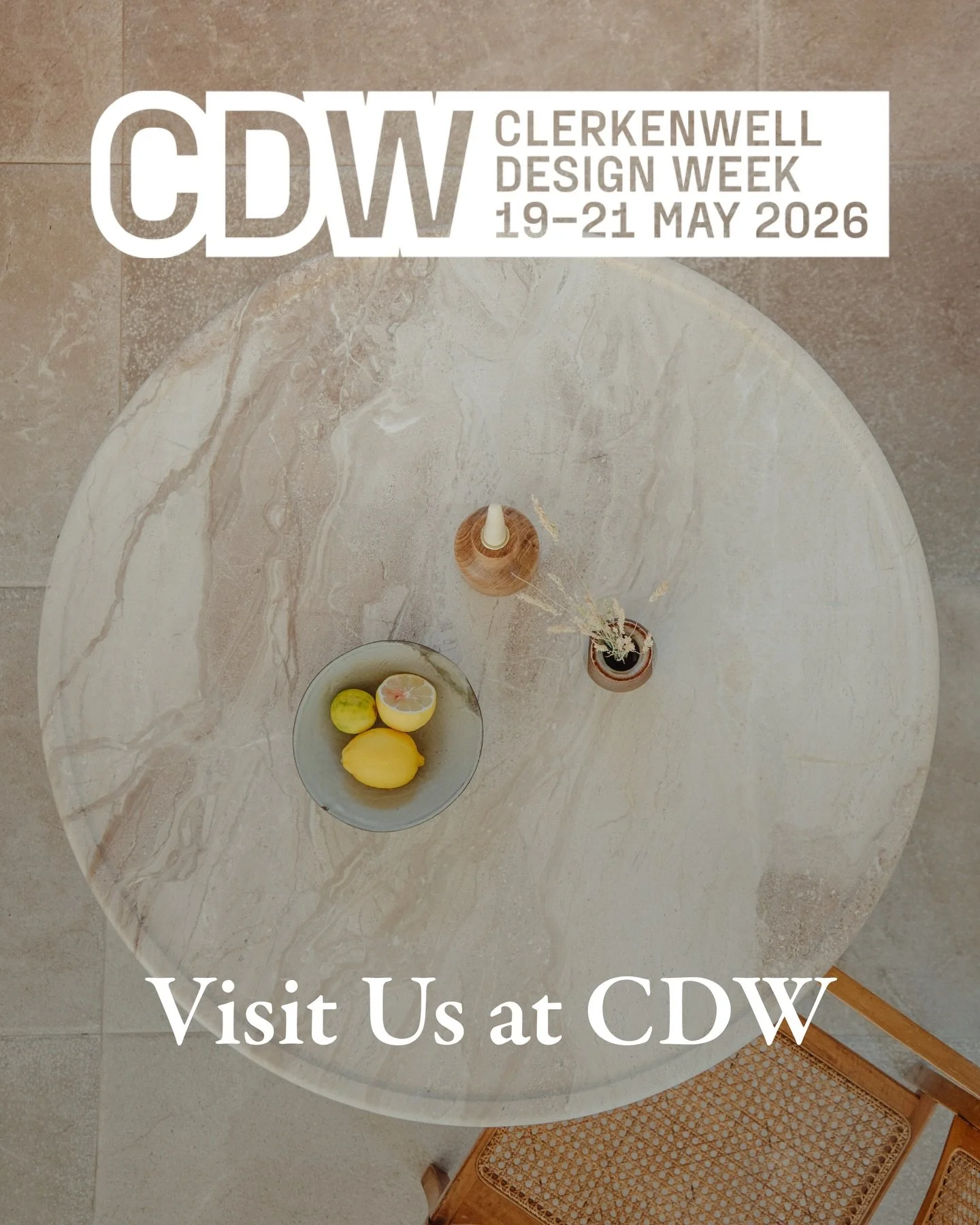 Find us at Clerkenwell Design Week this May. Pop by and say hello.

We&rsquo;re in The British Collection, St James&rsquo;s Church - we&rsquo;d love to meet you in person.

#ClerkenwellDesignWeek #CDW #LondonDesign #Clerkenwell