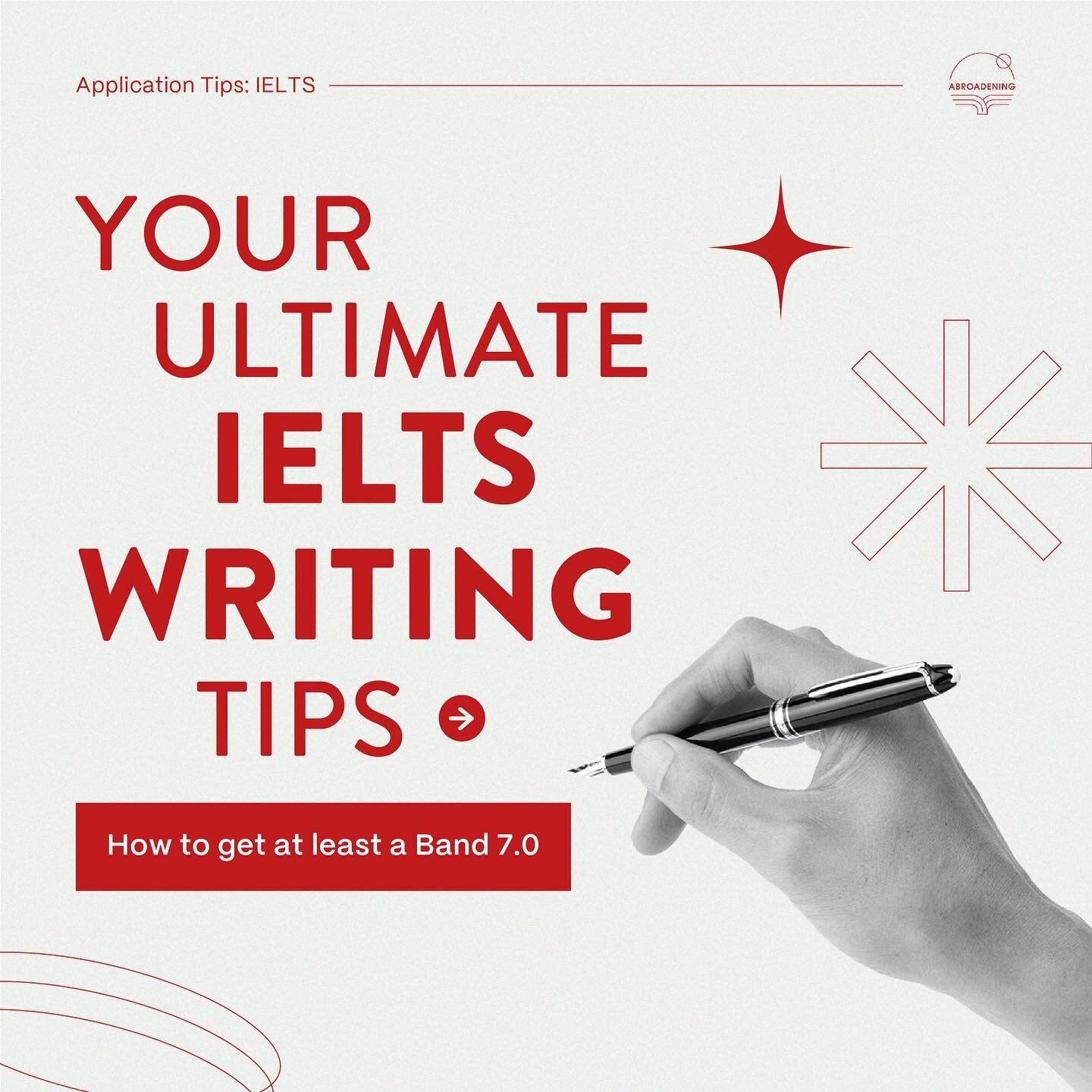 [IELTS GOLDEN NUGGETS 🌟SERIES: Writing Test] 3/3

By nature, not all of us are used to writing in English. Reading and Listening is one thing - these are more &ldquo;receptive&rdquo;. But what about the &ldquo;proactive&rdquo; part where you have to