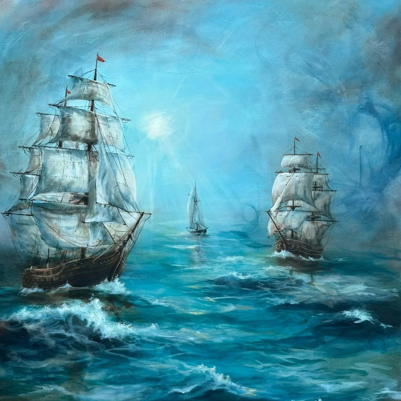 36"x36" Acrylic on canvas