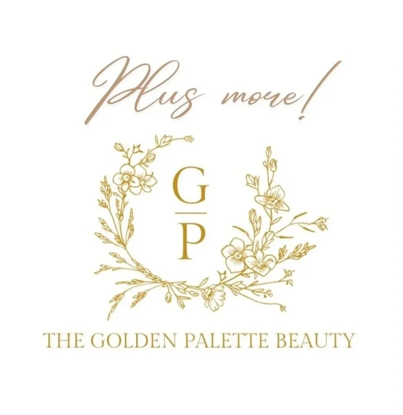 The Golden Palette Beauty Logo