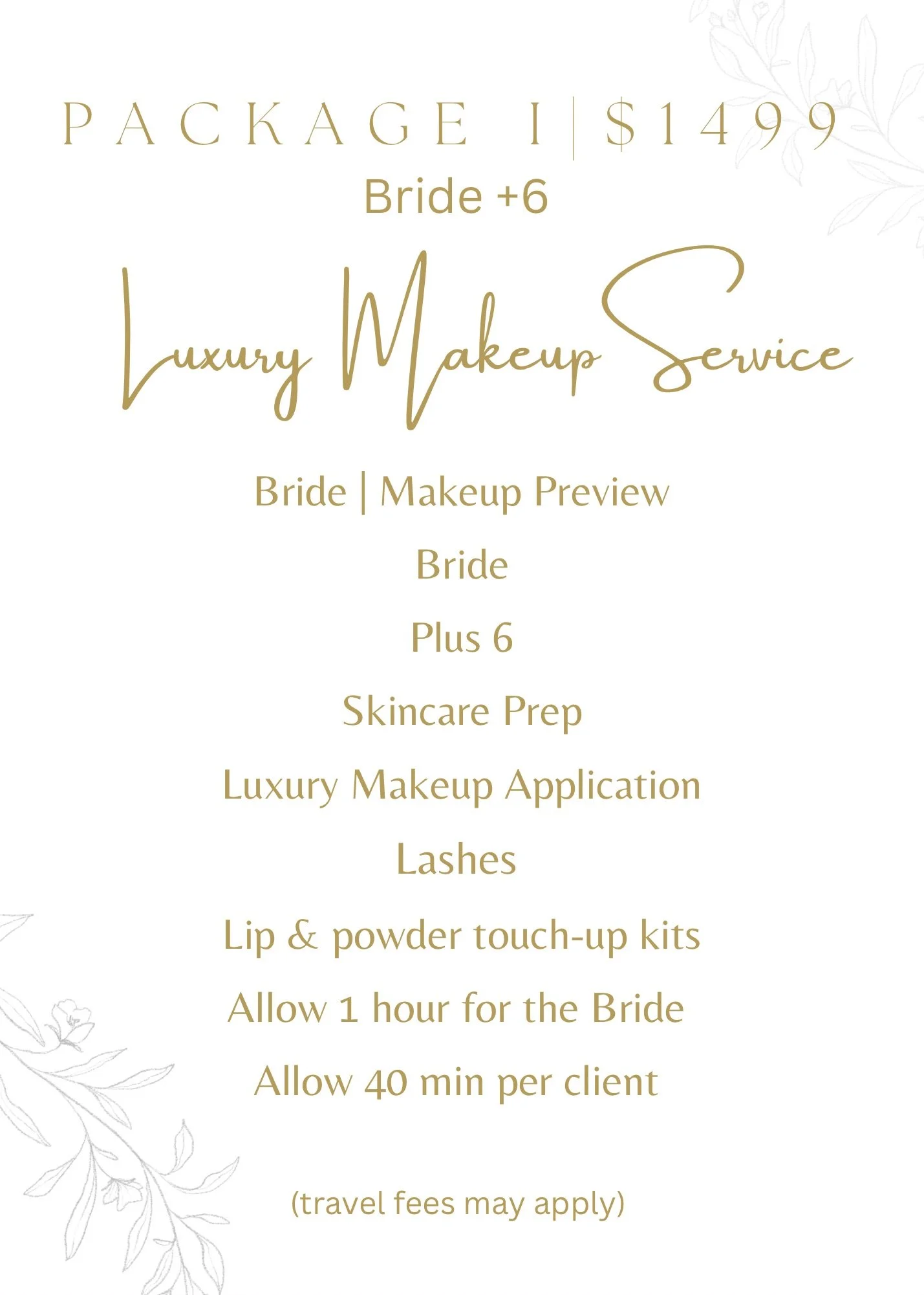 On site bridal makeup and hair Big Cedar Lodge