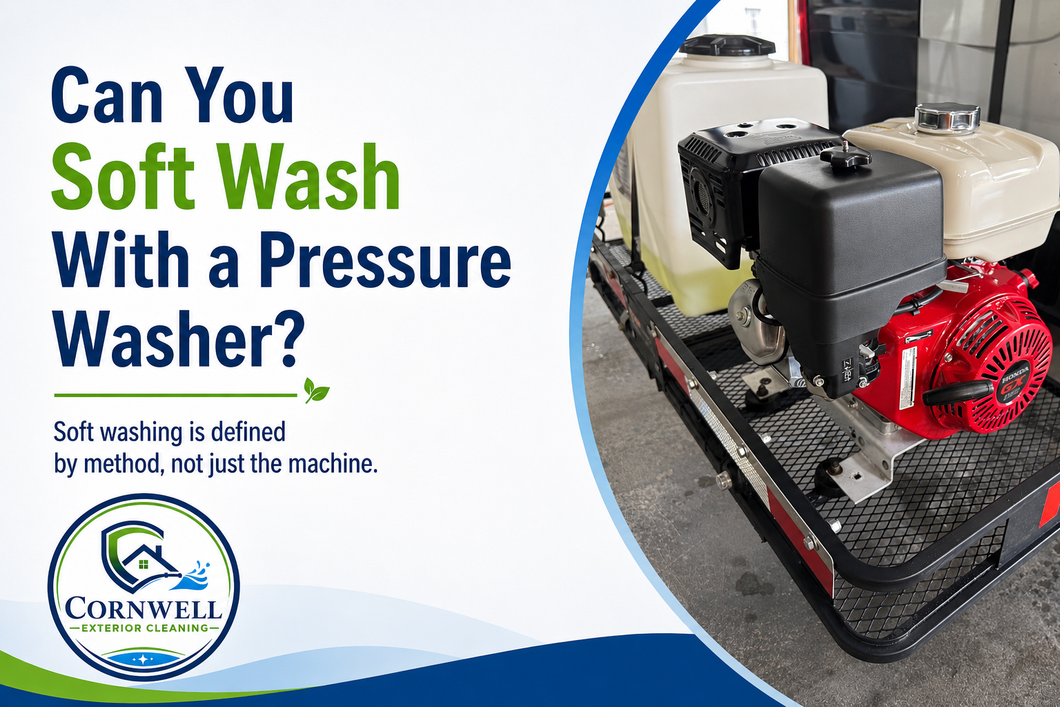 Can You Soft Wash With a Pressure Washer?