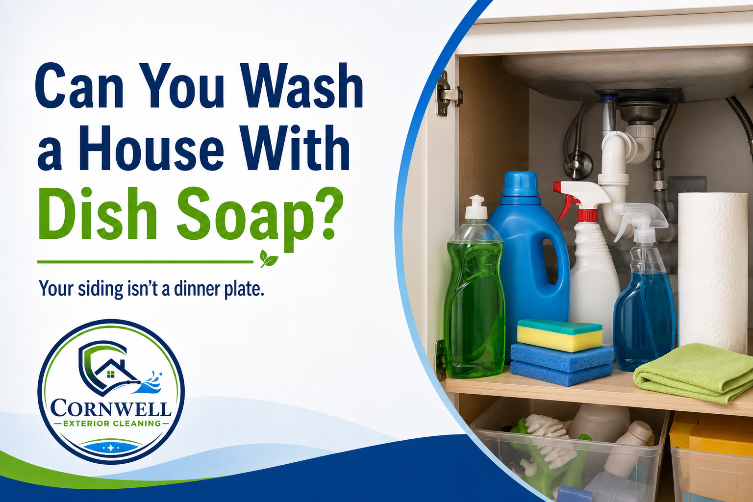 Can You Wash a House With Dish Soap?