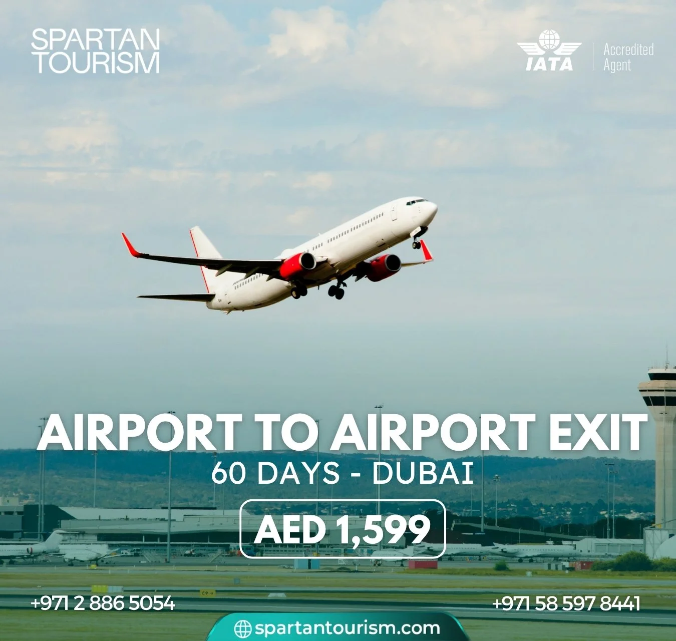 AIRPORT TO AIRPORT 60 DAYS DUBAI