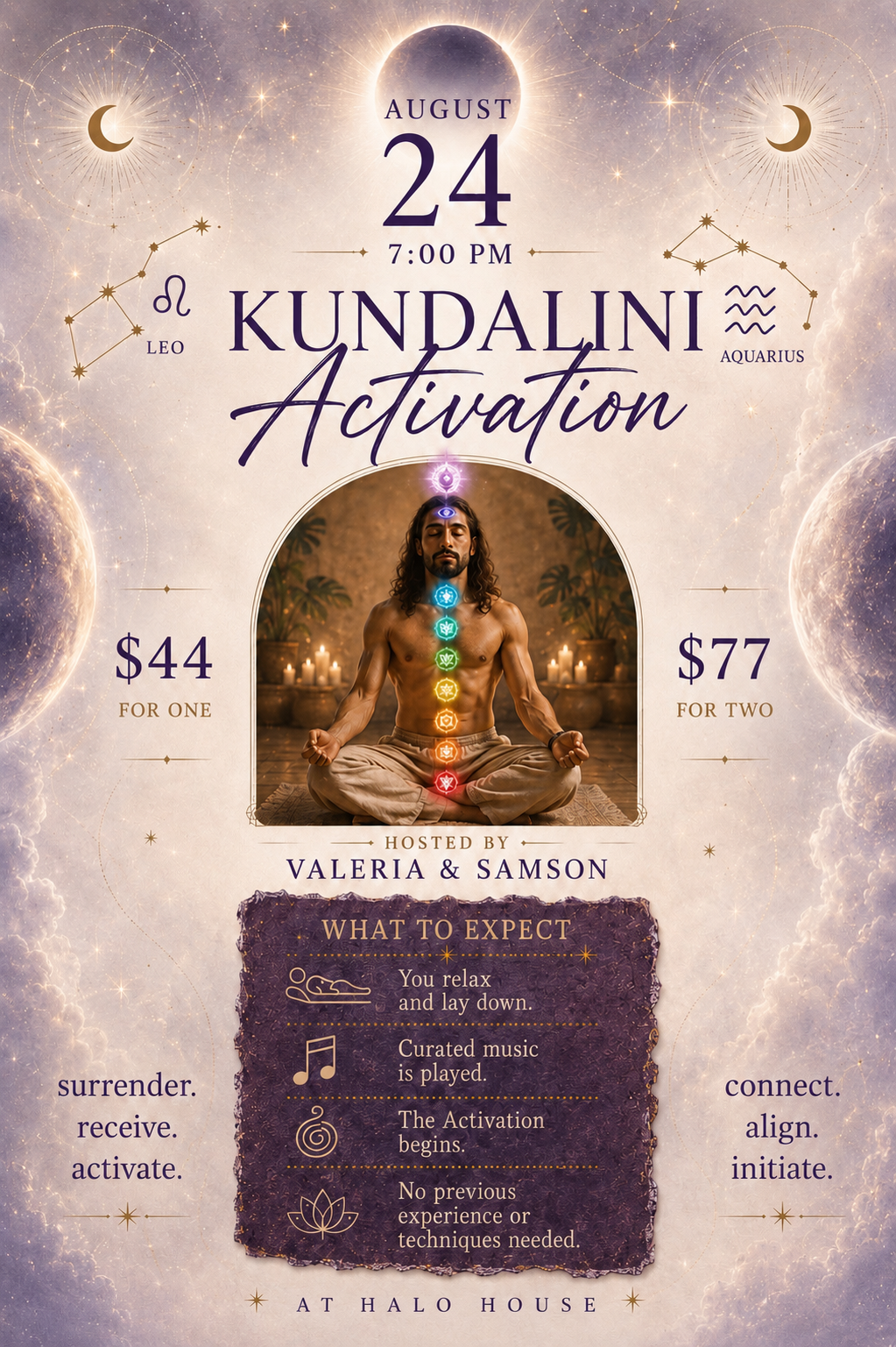 Kundalini Activation by Valeria and Samson 