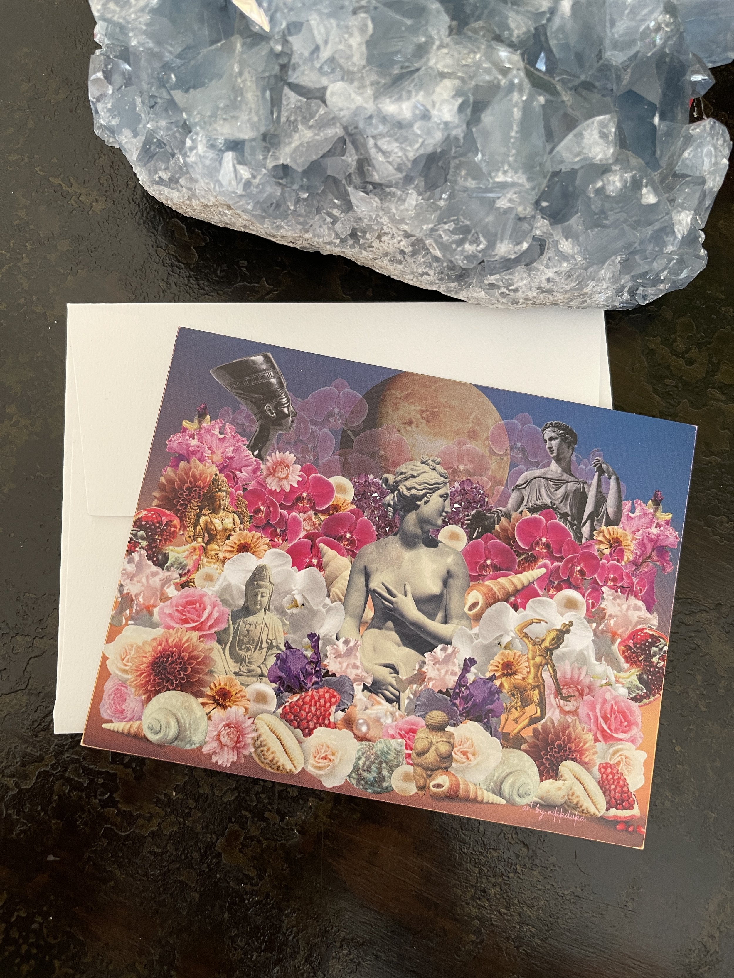 Divine Feminine Art Card