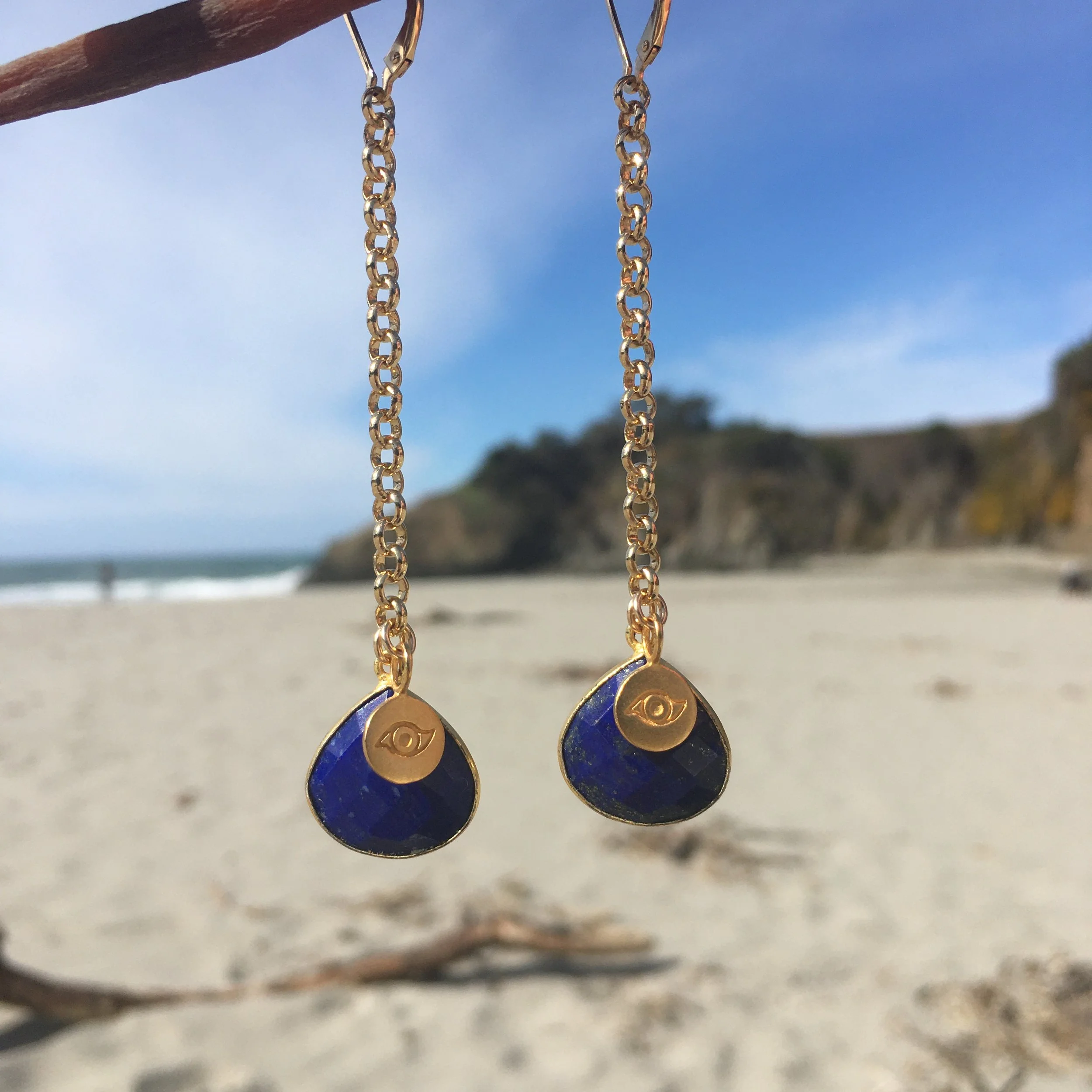 Nā Maka Lapis Lazuli & Vermeil 