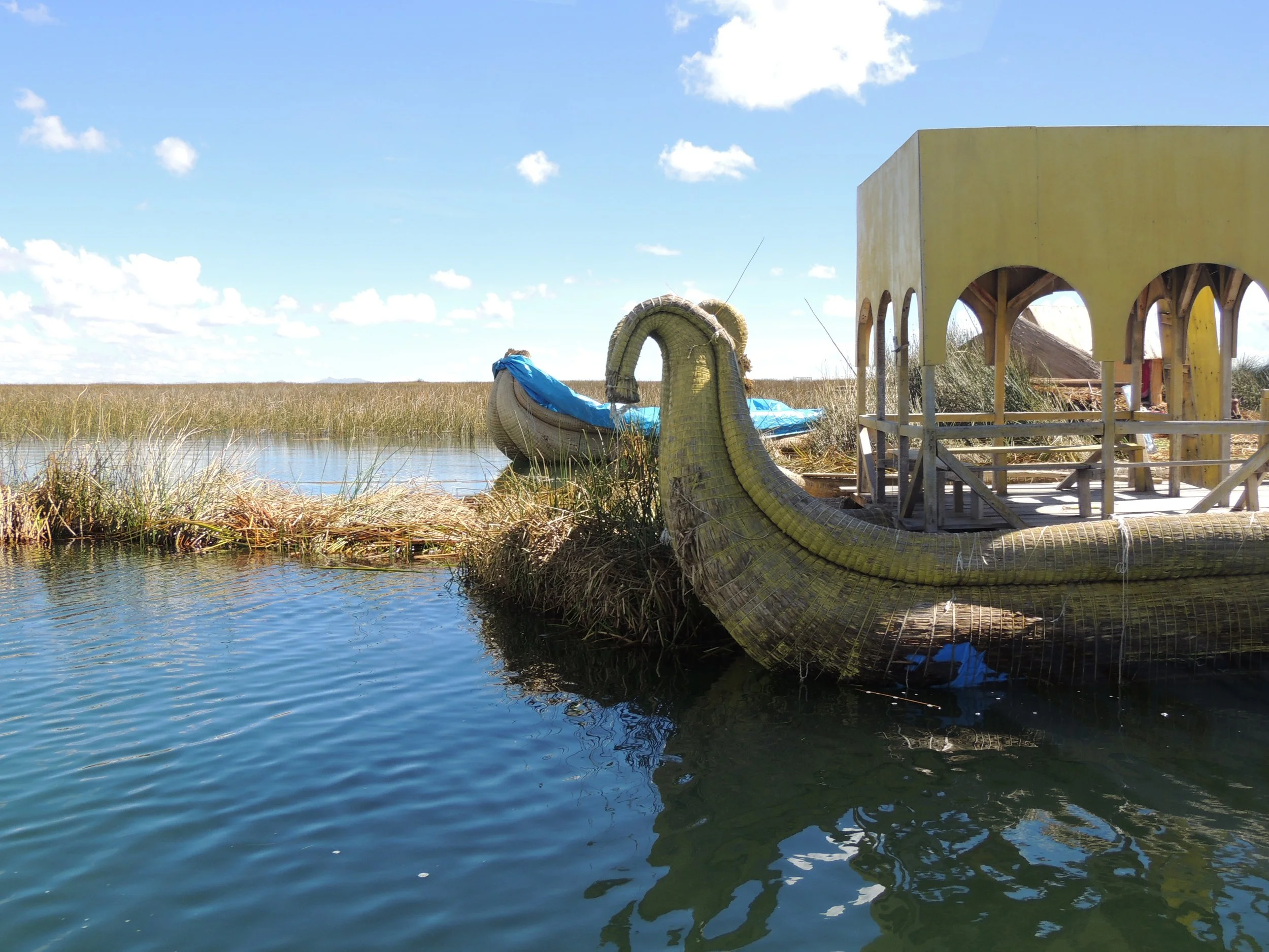 Reed Boat on Lago Titicaca 
