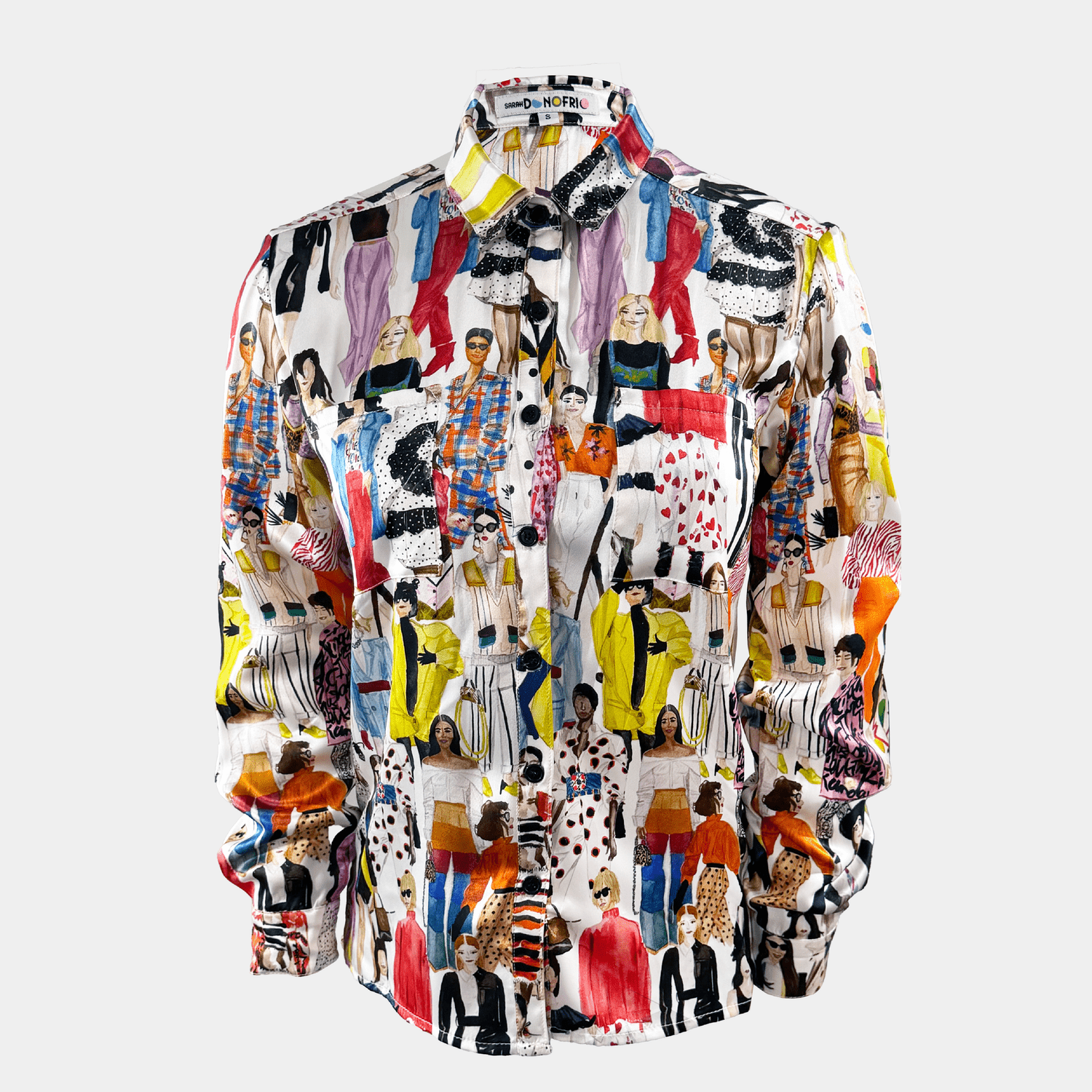 トップス 21aw man print big blouse - トップス