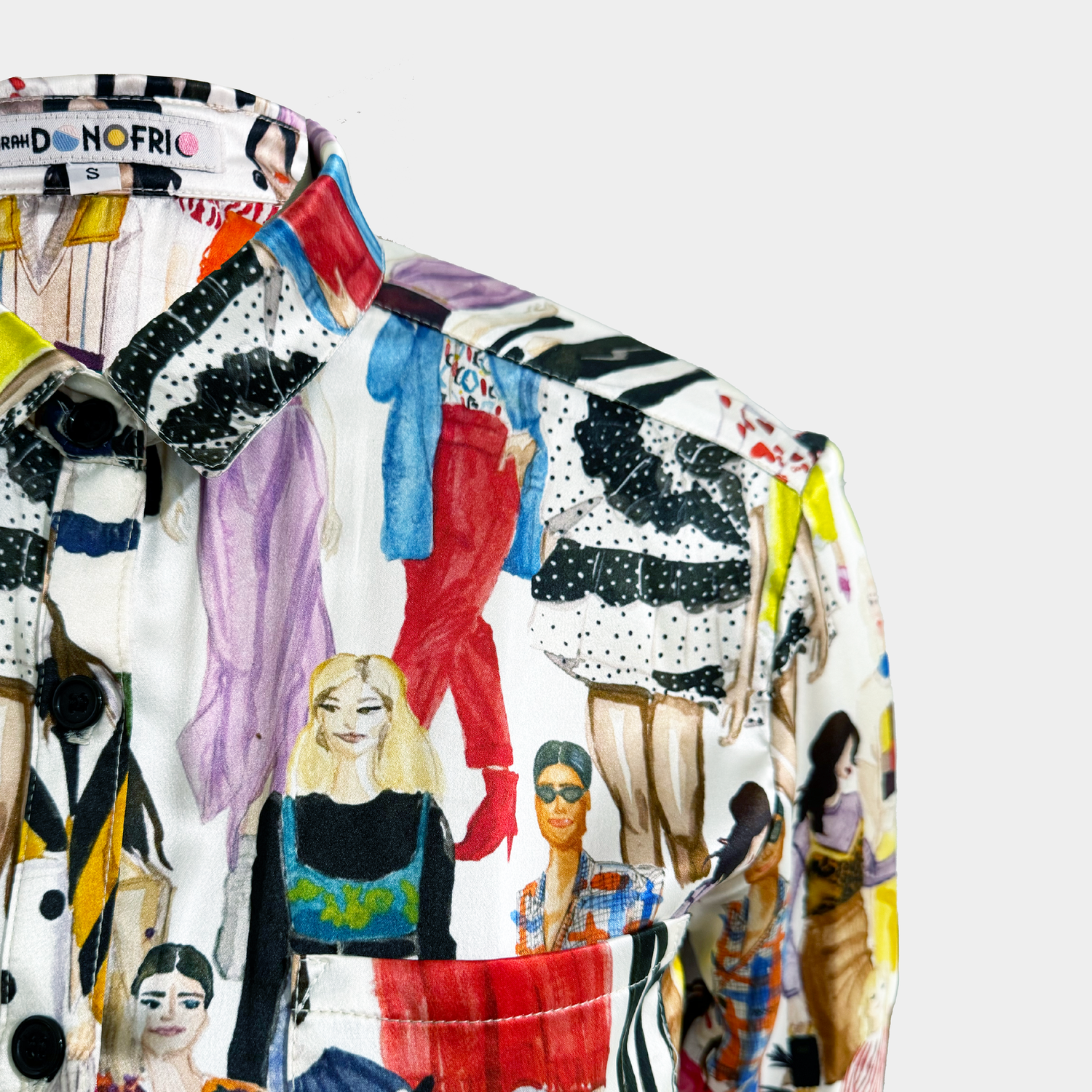 トップス 21aw man print big blouse - トップス